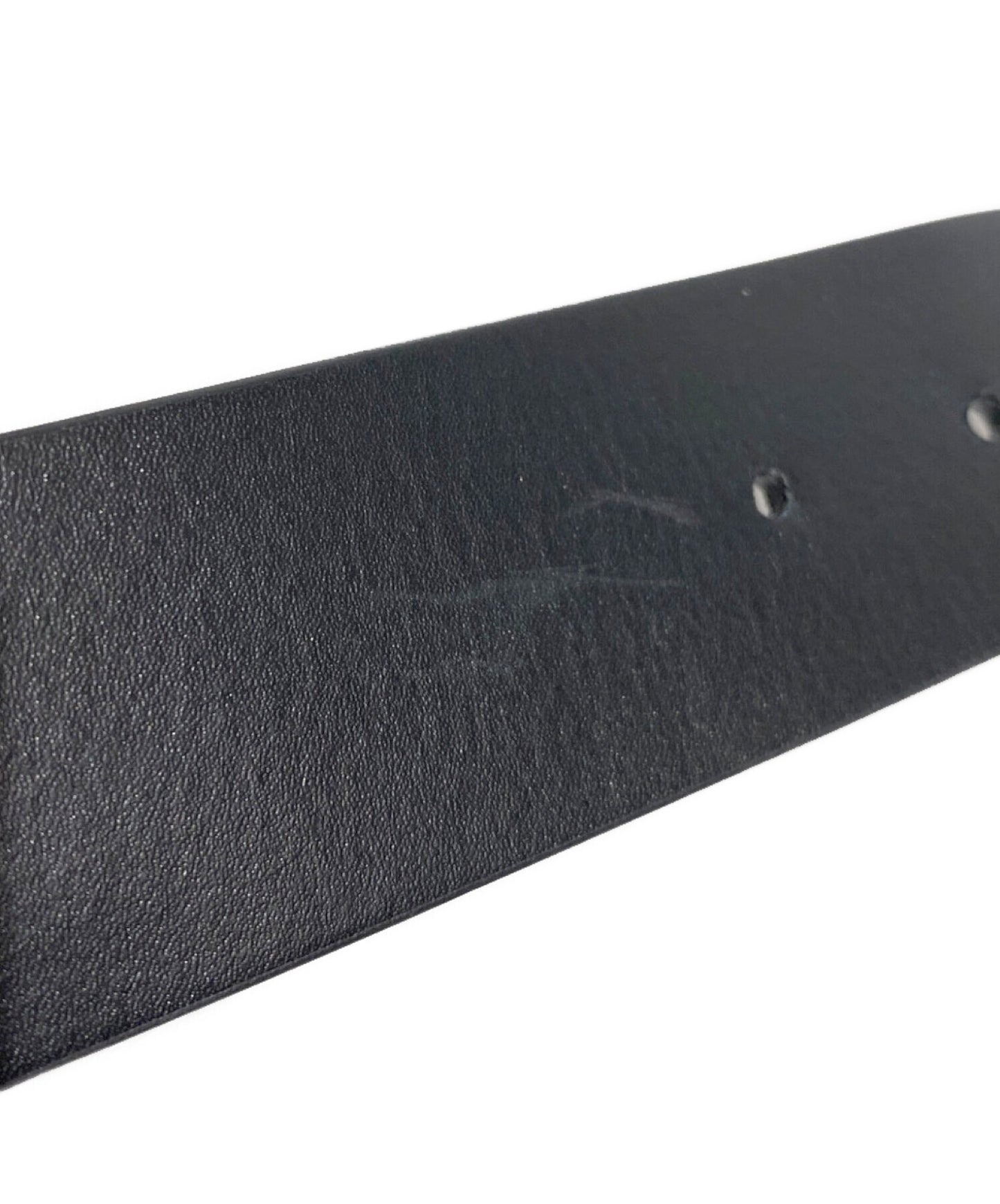 [Pre-owned] CELINE （Logo printed leather belt) S-NE-0212