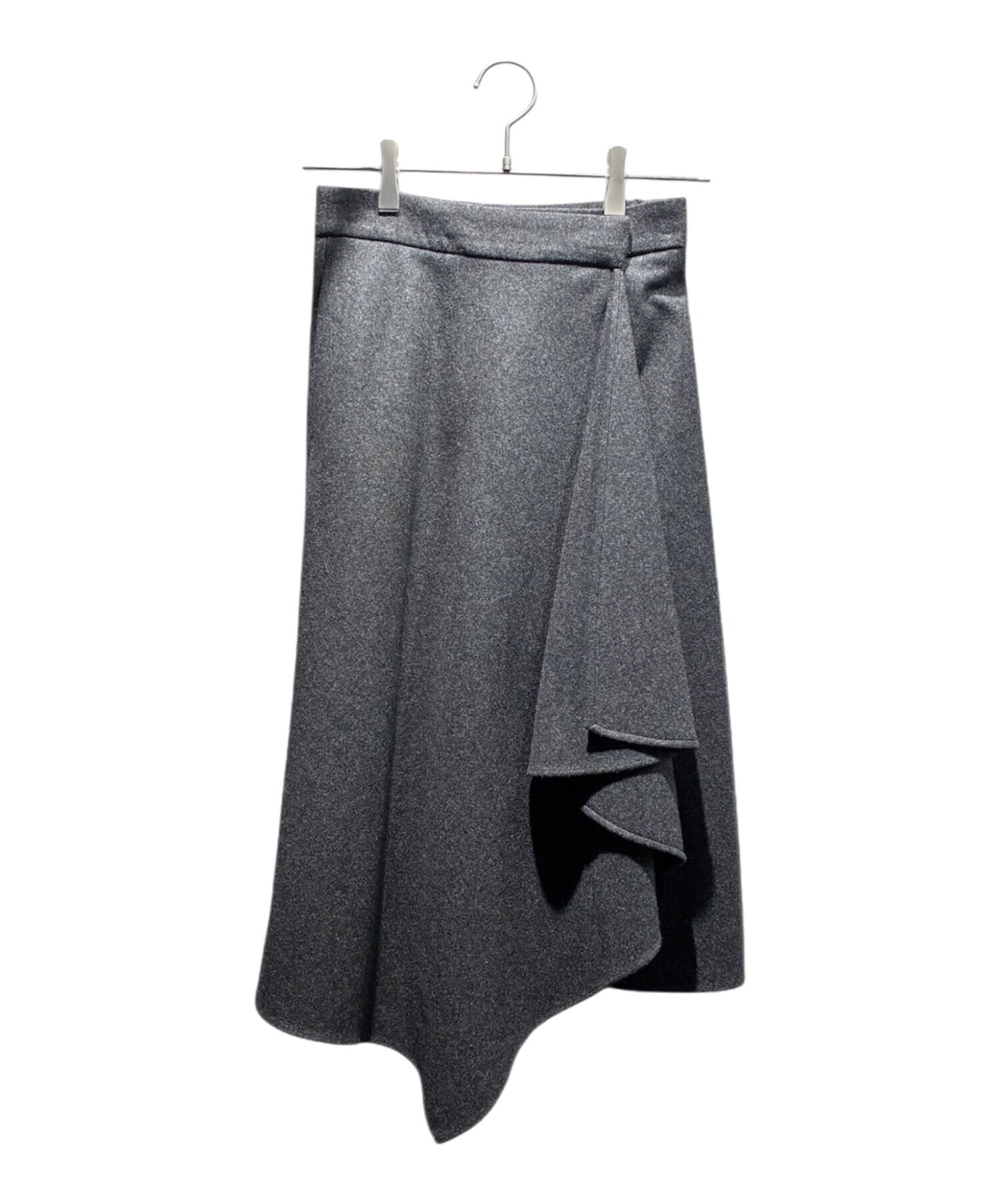 [Pre-owned] CELINE CELINE Wool Wrap Skirt / Wool Wrap Skirt / 2J077325C / Asymmetrical Skirt / Long Skirt / Bottoms 2J077325C