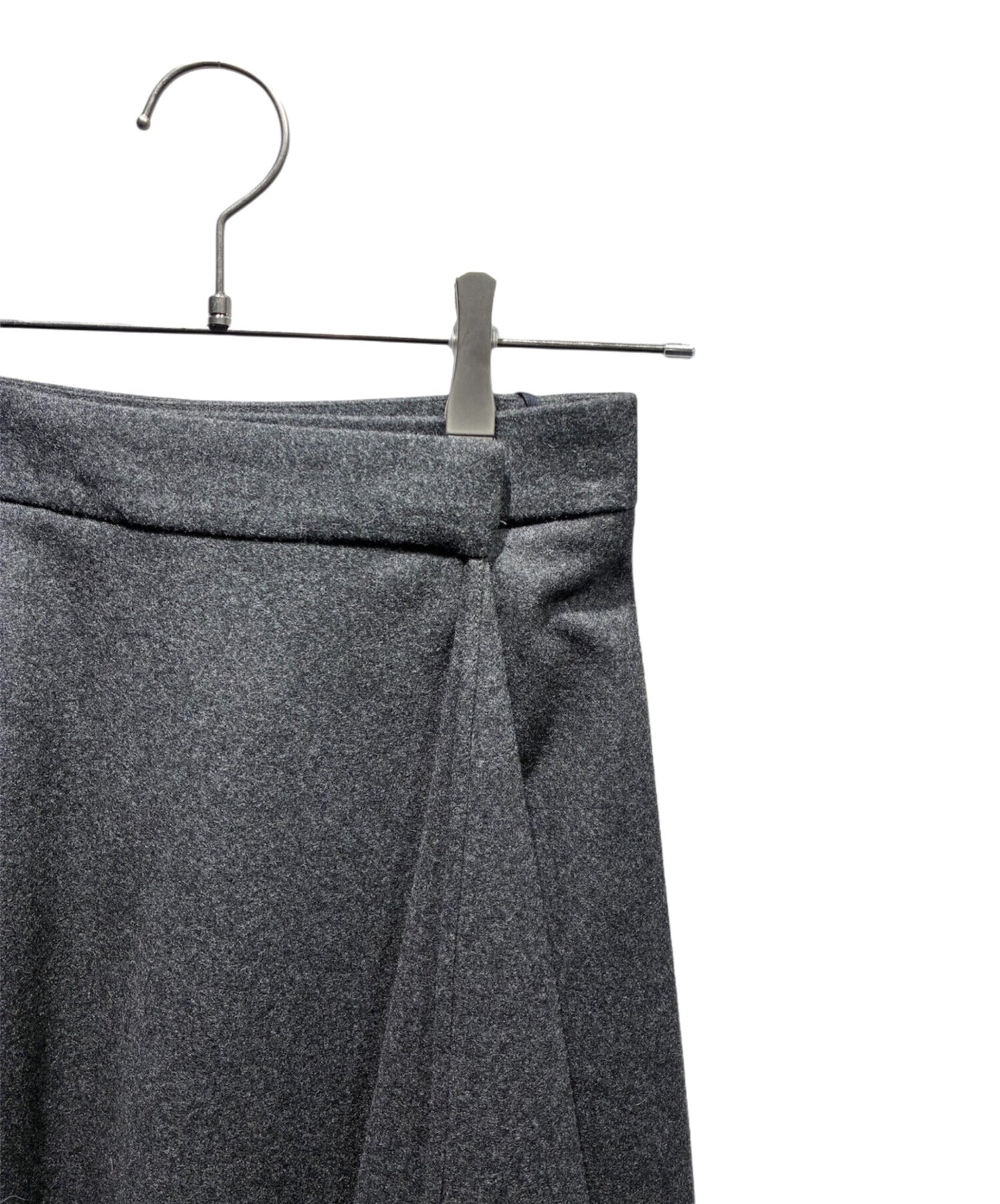 [Pre-owned] CELINE CELINE Wool Wrap Skirt / Wool Wrap Skirt / 2J077325C / Asymmetrical Skirt / Long Skirt / Bottoms 2J077325C