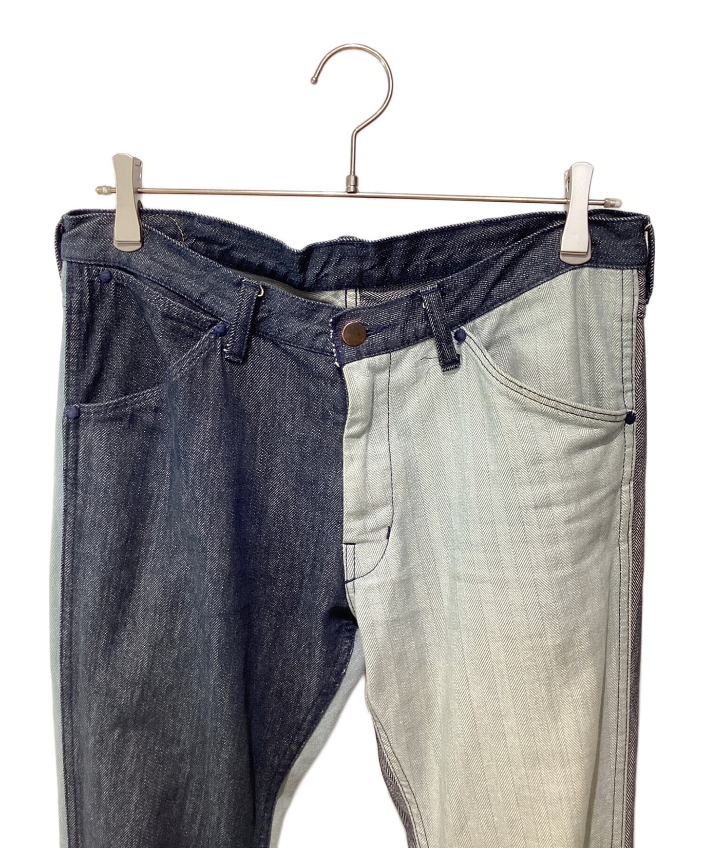 [Pre-owned] NUMBER (N)INE pants with a different colour on each side