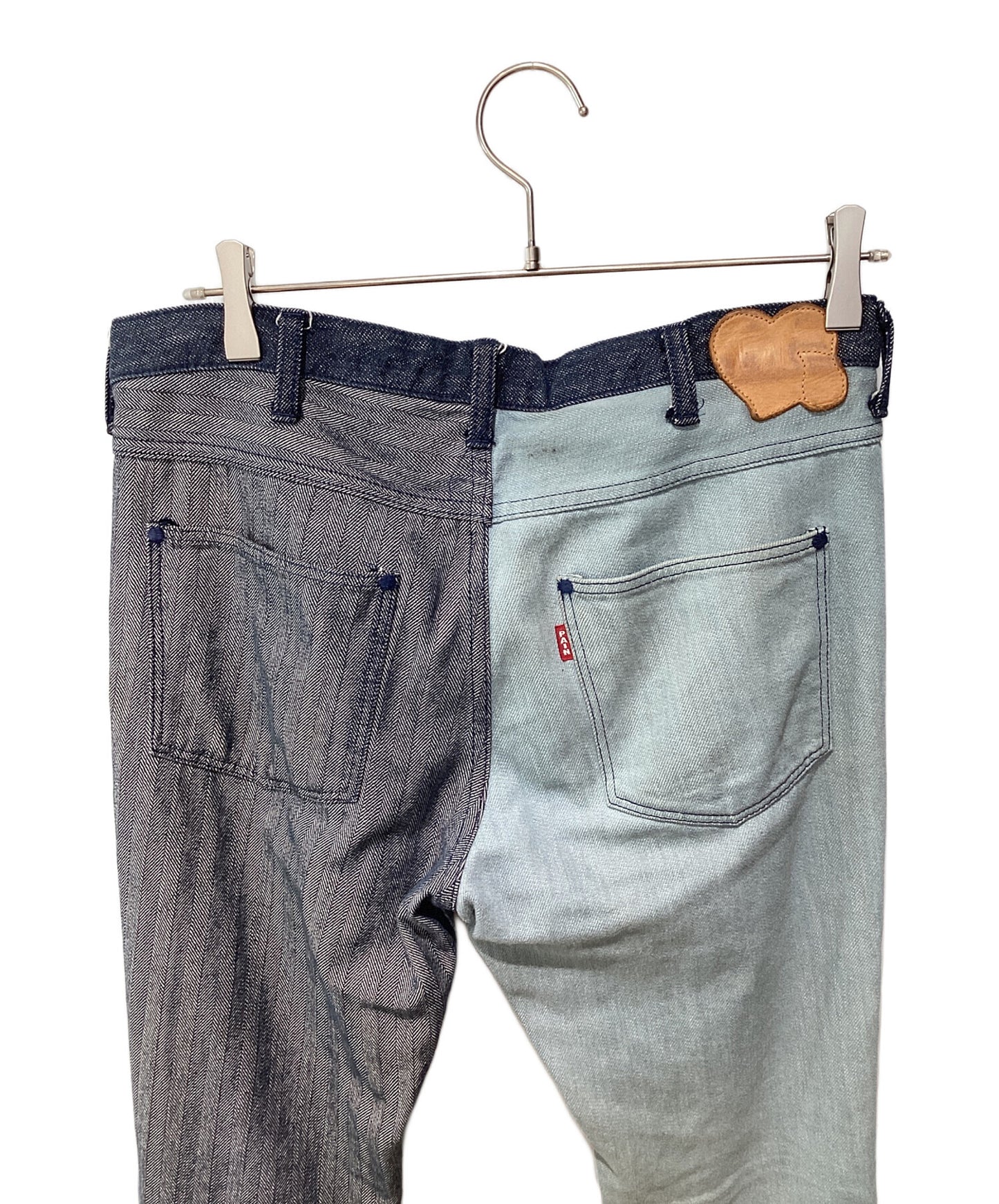 [Pre-owned] NUMBER (N)INE pants with a different colour on each side