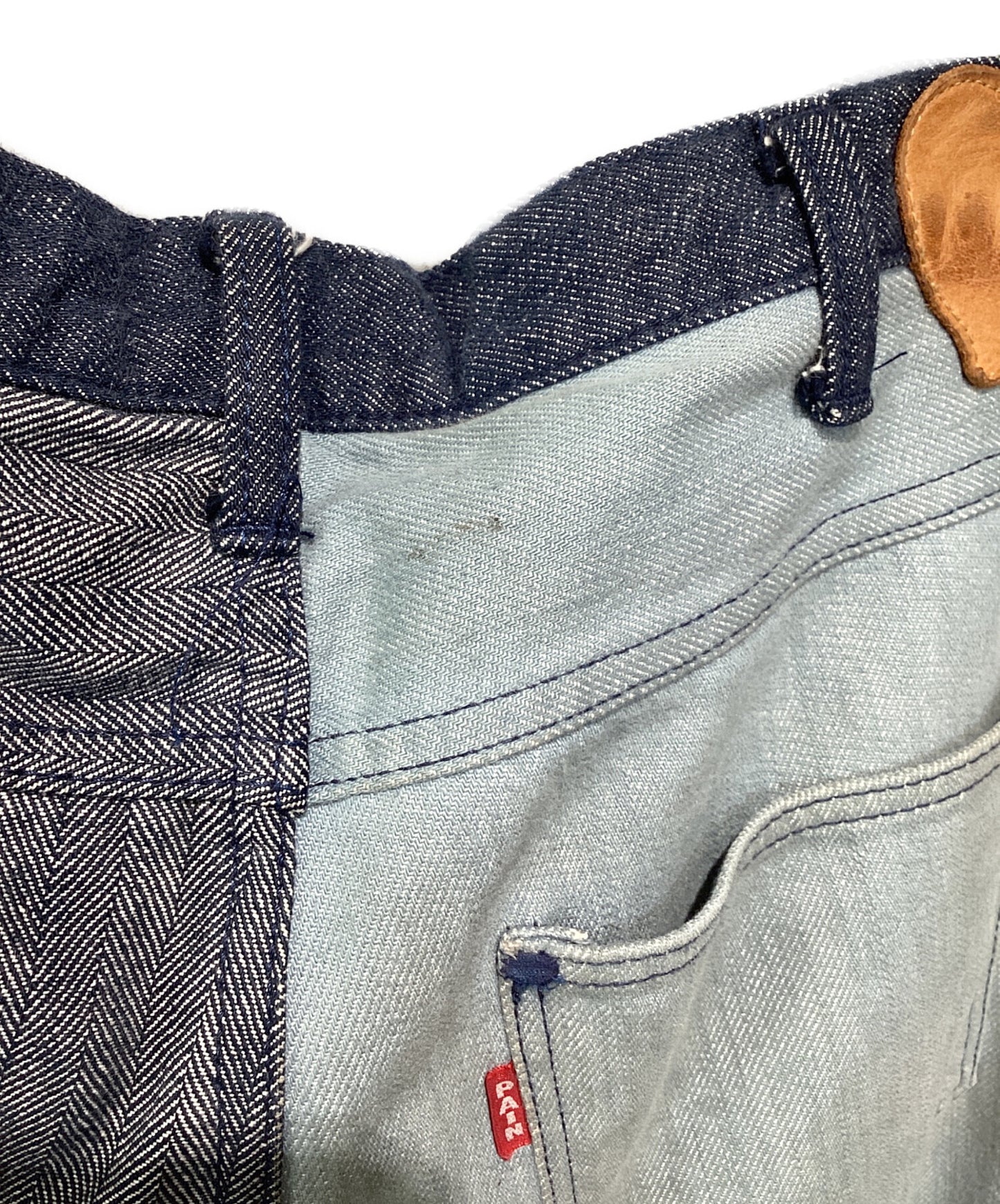 [Pre-owned] NUMBER (N)INE pants with a different colour on each side