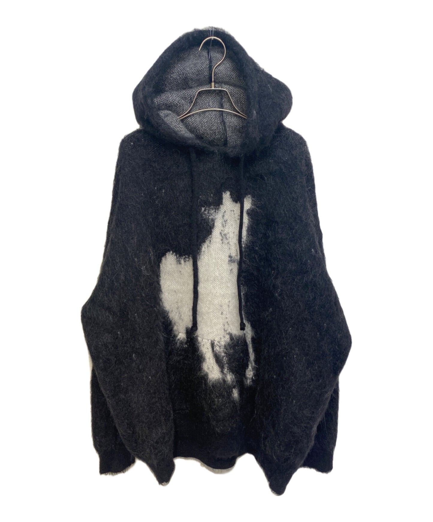 [Pre-owned] CELINE Silk mohair horse knit parka 2AC15612S