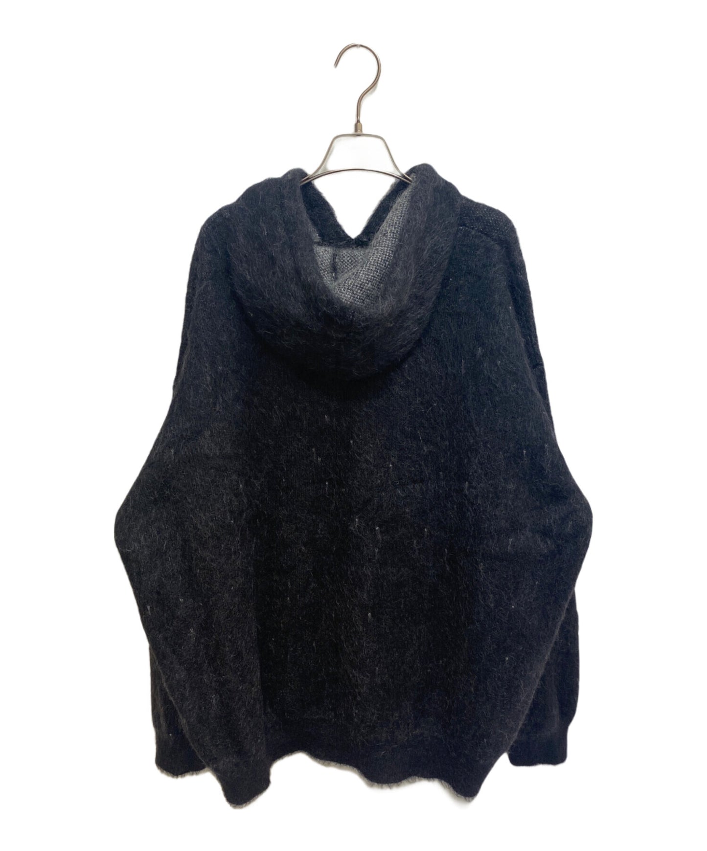 [Pre-owned] CELINE Silk mohair horse knit parka 2AC15612S