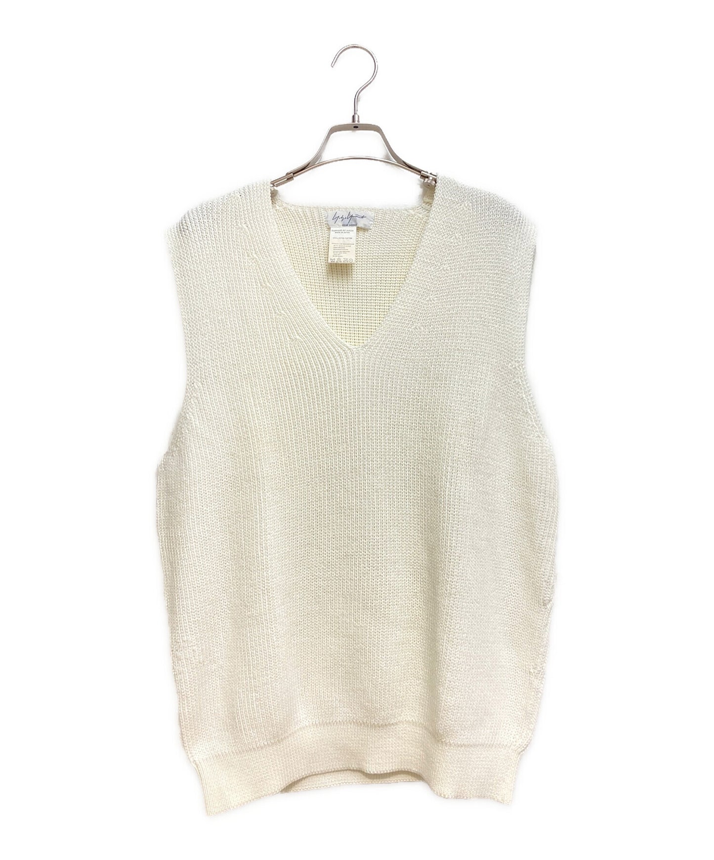 [Pre-owned] Yohji Yamamoto pour homme V-Neck Knit Vest HB-K23-084