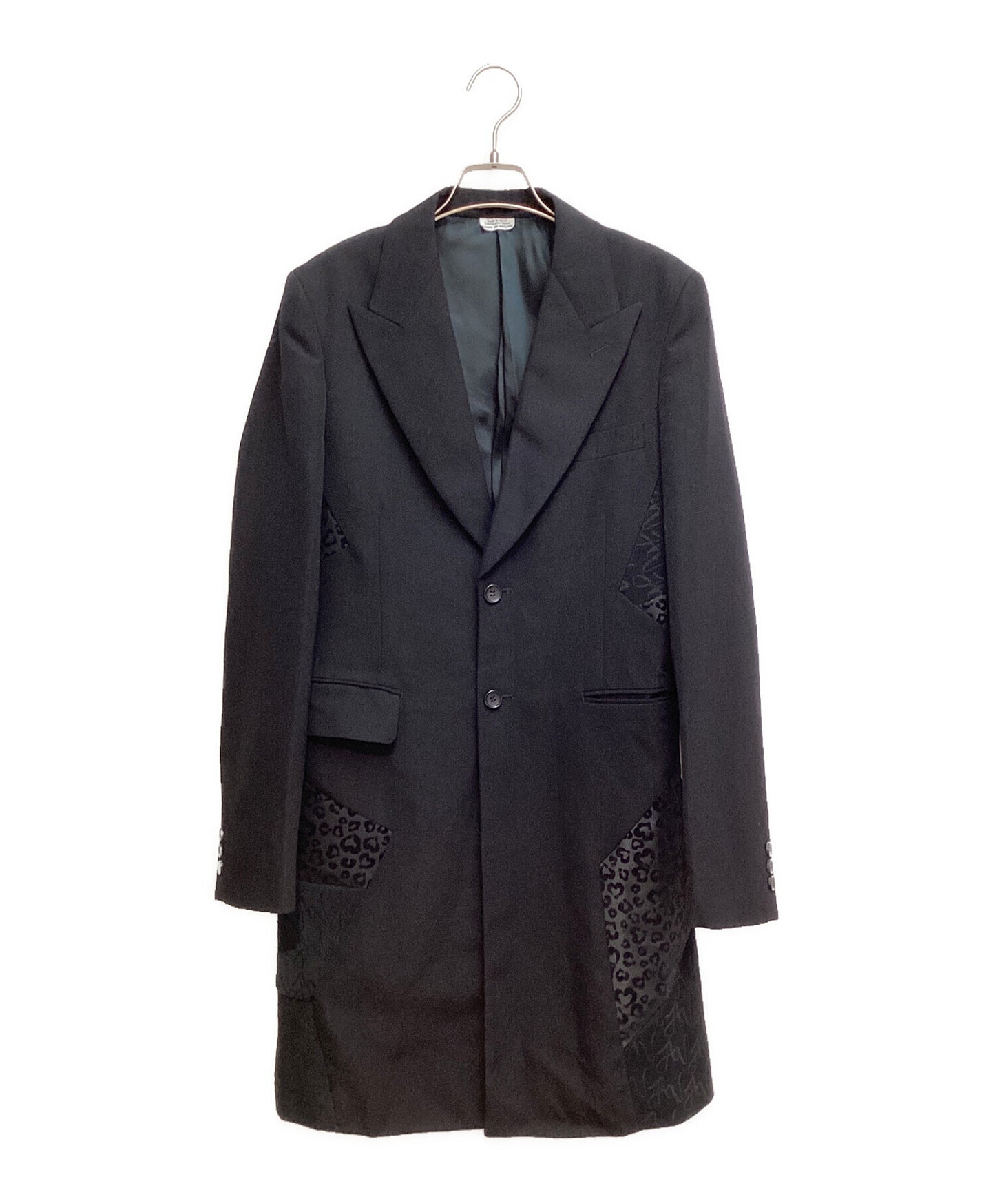 [Pre-owned] COMME des GARCONS HOMME PLUS Chester Coat with All-Pattern Switching PK-J048