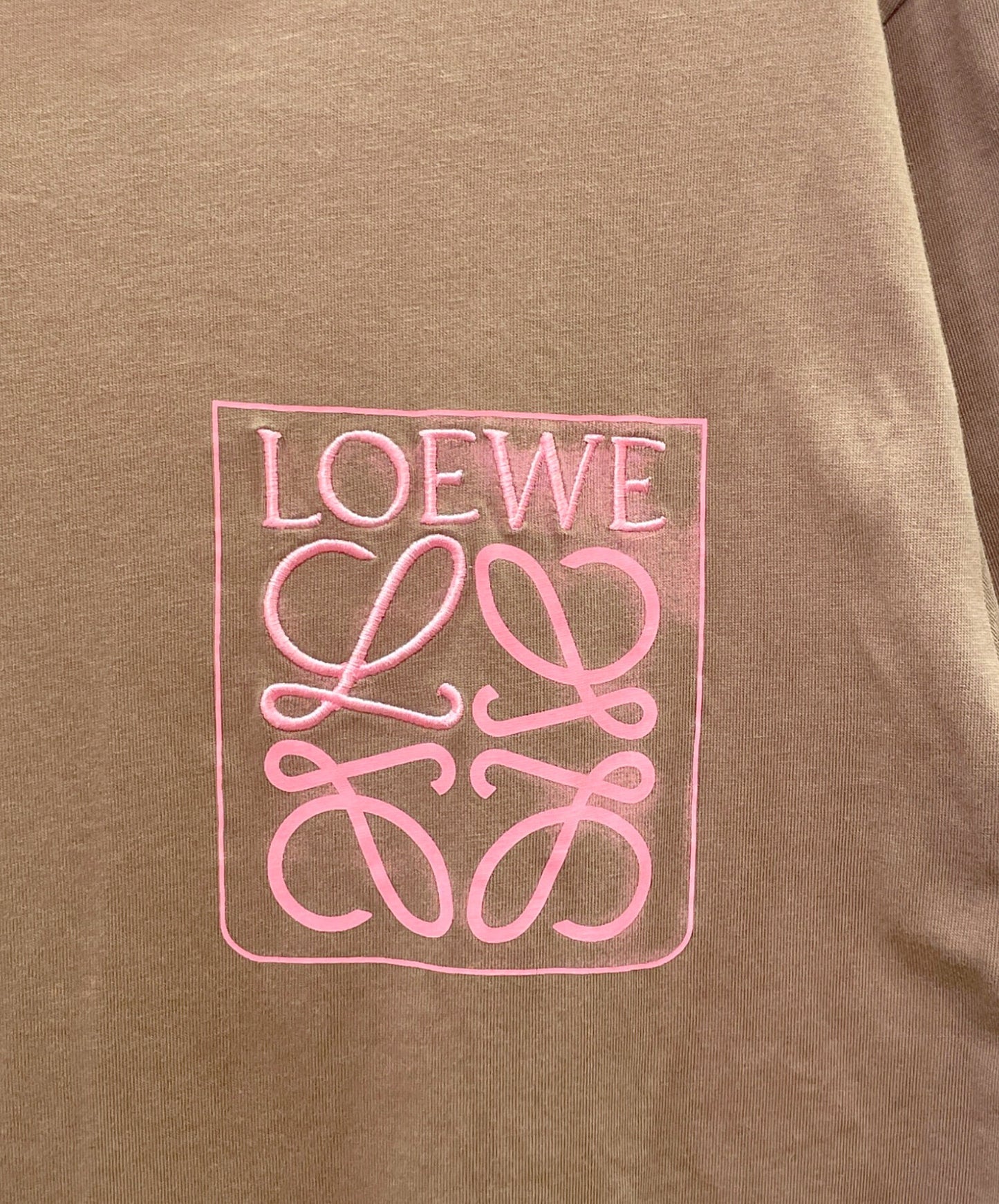 [Pre-owned] LOEWE Anagram Faux Pocket T-Shirt/Short Sleeve Cut and Sew/Short Sleeve Cut and Sew/Crew Neck Cut and Sew H526Y22X25