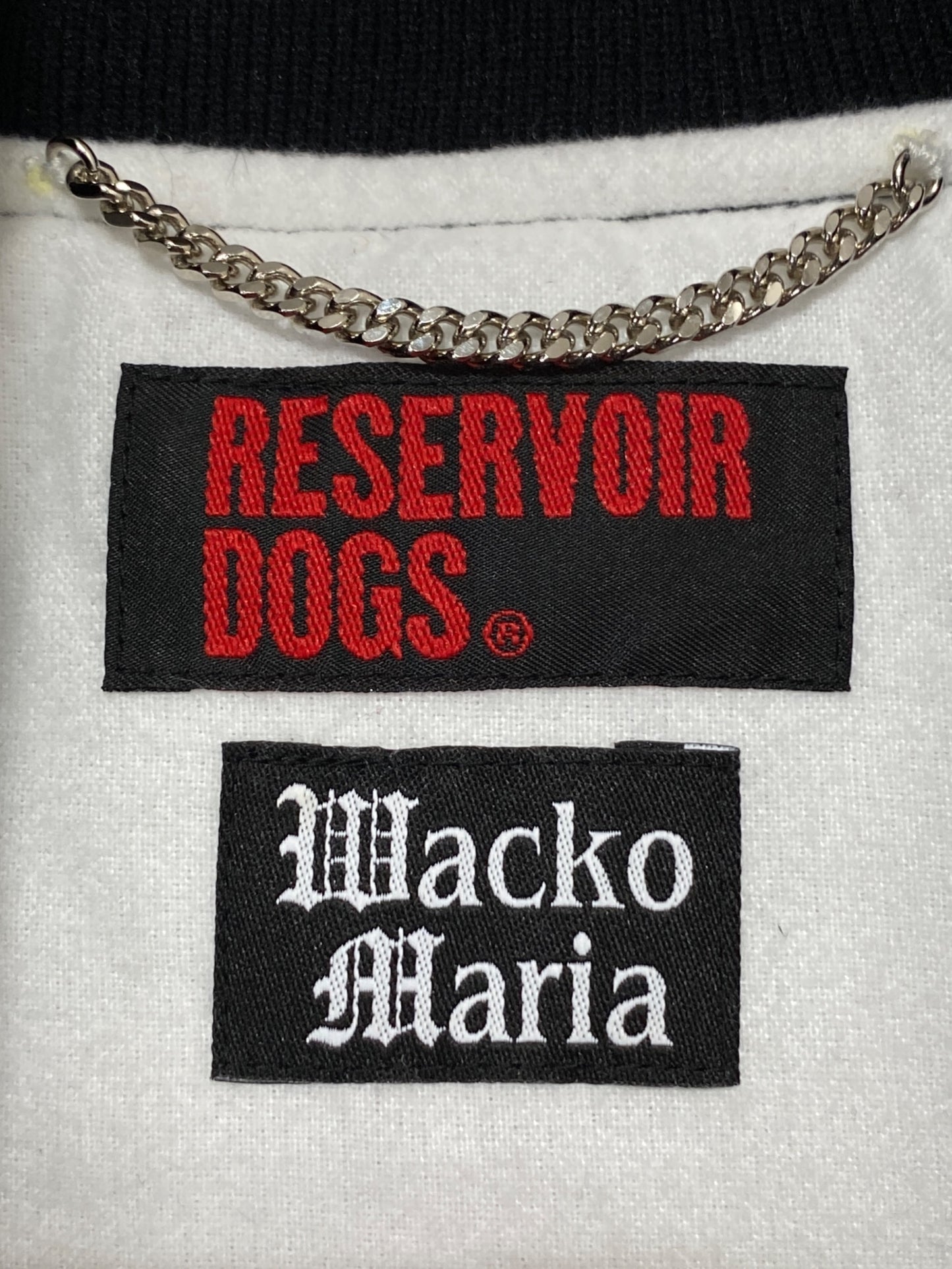 [Pre-owned] WACKO MARIA NYLON VARSITY JACKET