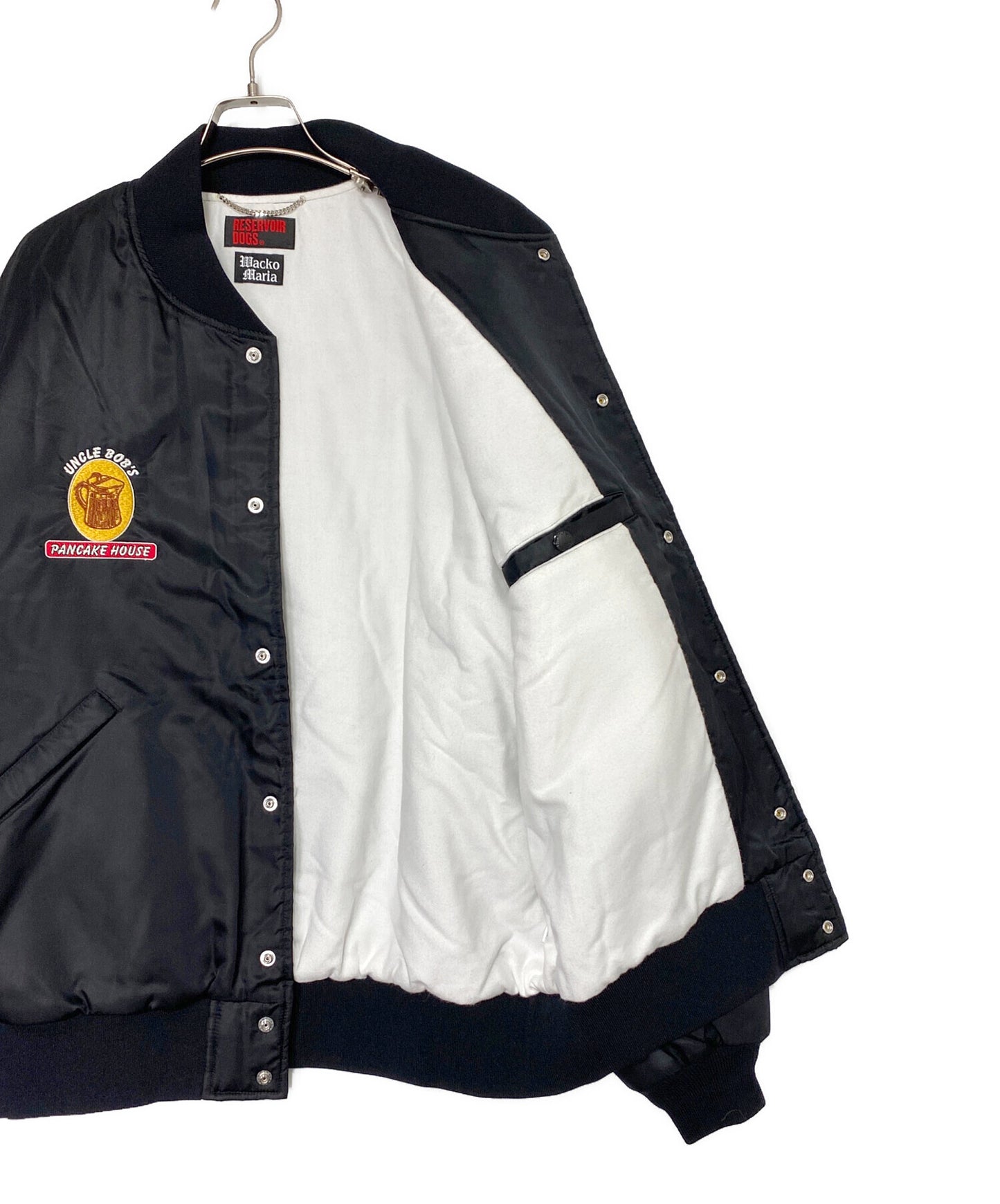 [Pre-owned] WACKO MARIA NYLON VARSITY JACKET