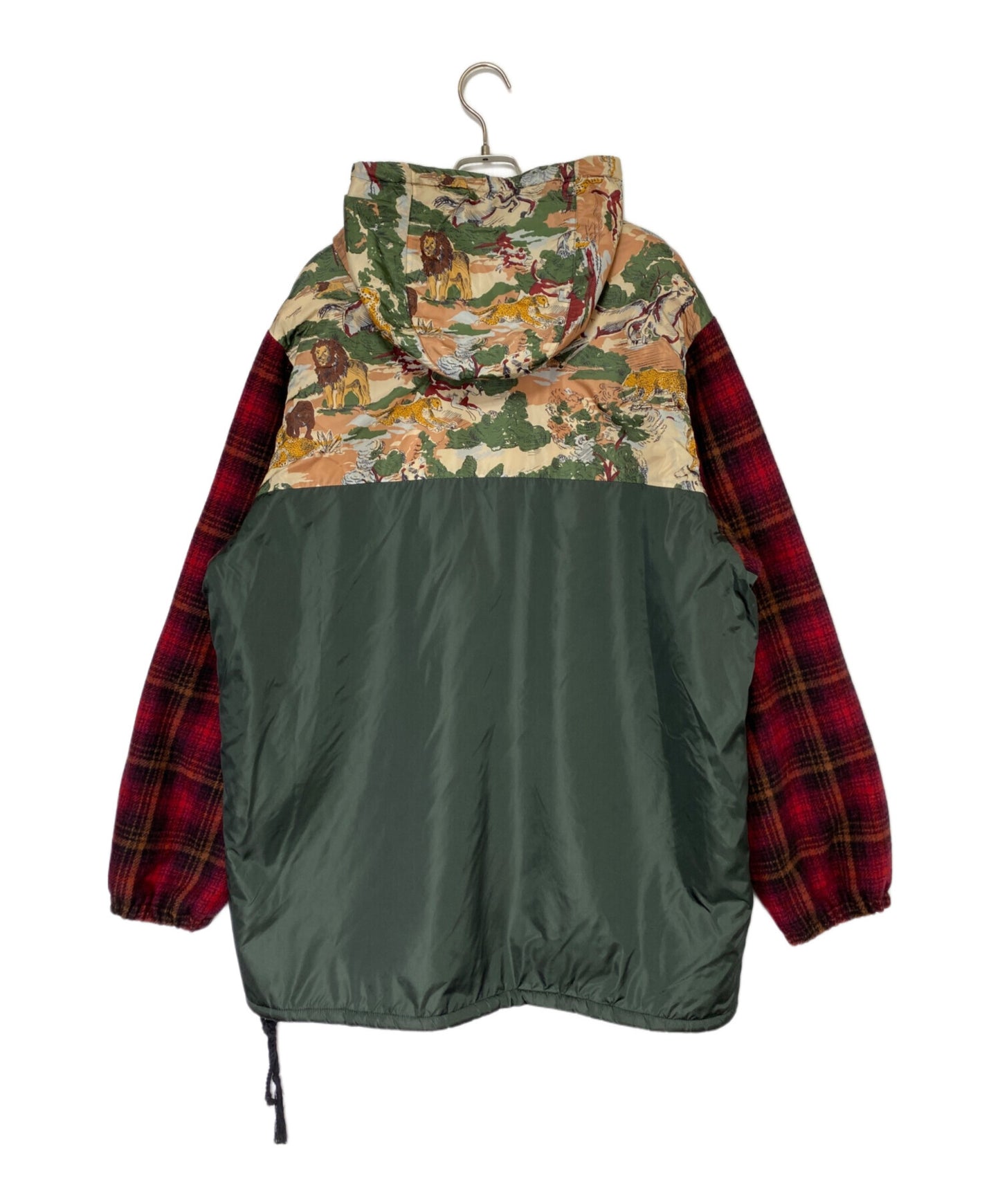 [Pre-owned] GUCCI Nylon Jacket with Feline Print 585394 ZACYS