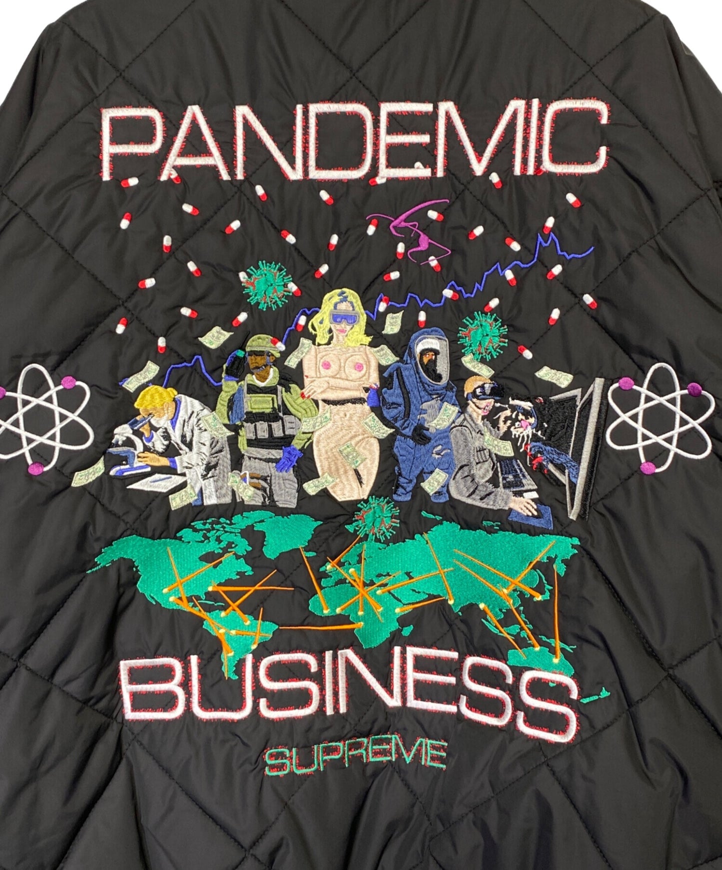 [Pre-owned] SUPREME AOI Quilted Work Jacket