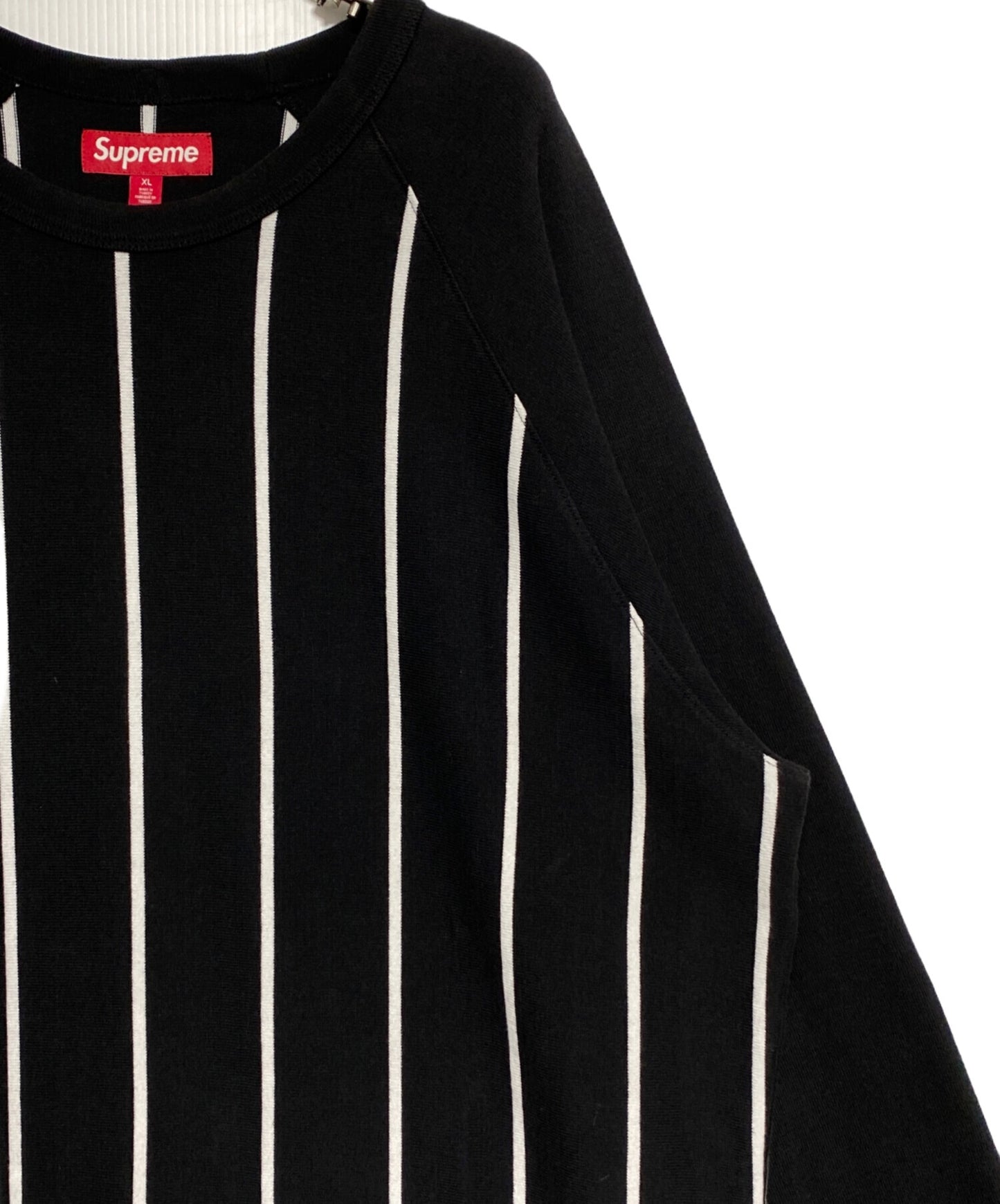 [Pre-owned] SUPREME Stripe Raglan L/S ( Stripe Raglan Long Sleeve )