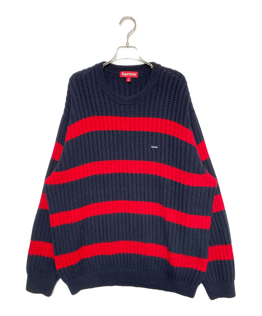 [Pre-owned] SUPREME Stripe Small Box Logo Sweater
