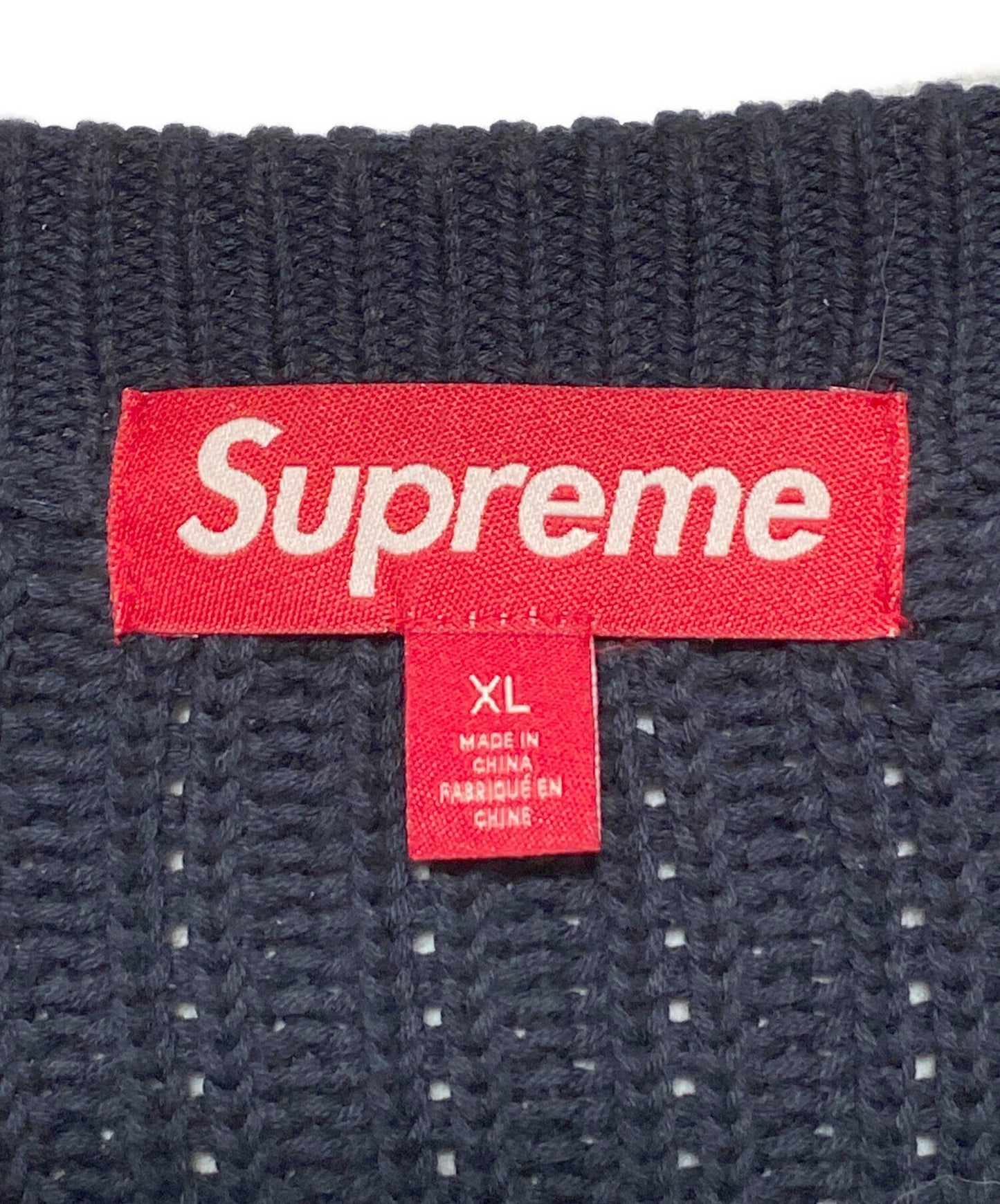 [Pre-owned] SUPREME Stripe Small Box Logo Sweater