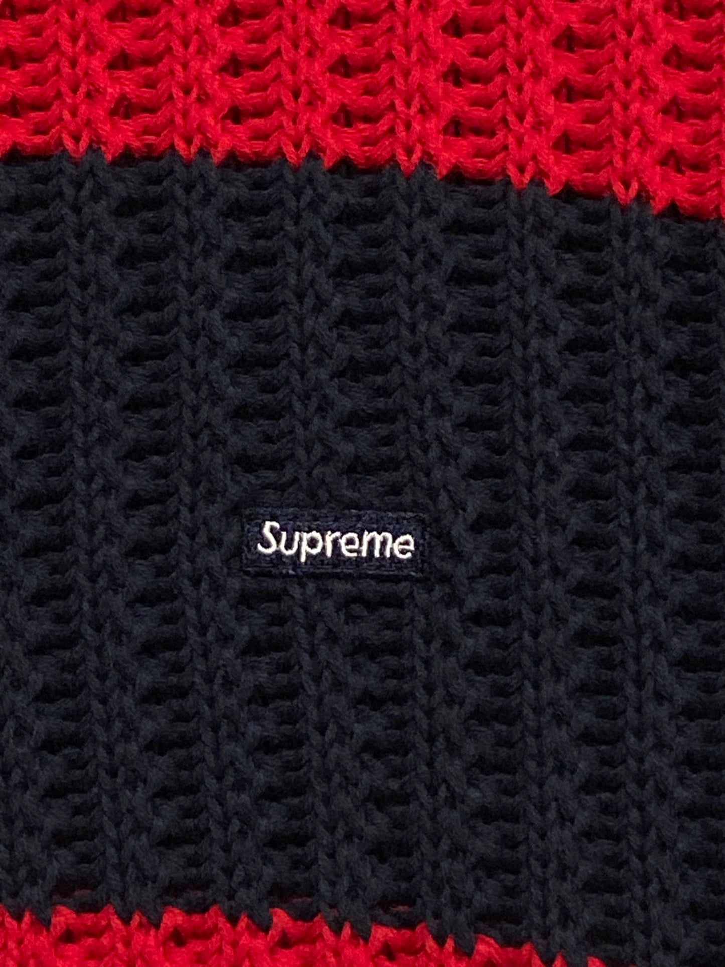 [Pre-owned] SUPREME Stripe Small Box Logo Sweater