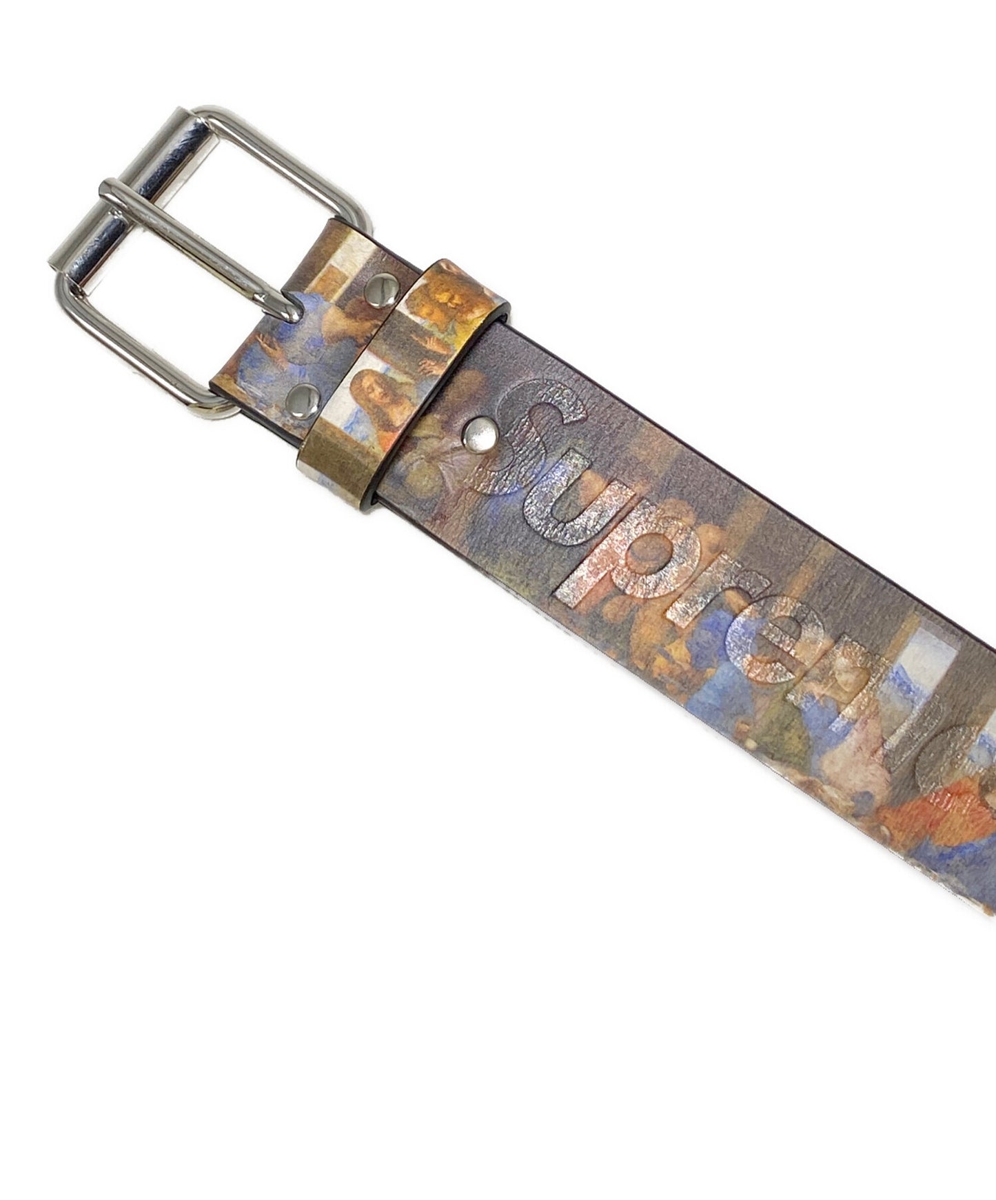 [Pre-owned] SUPREME Last Supper Leather Belt