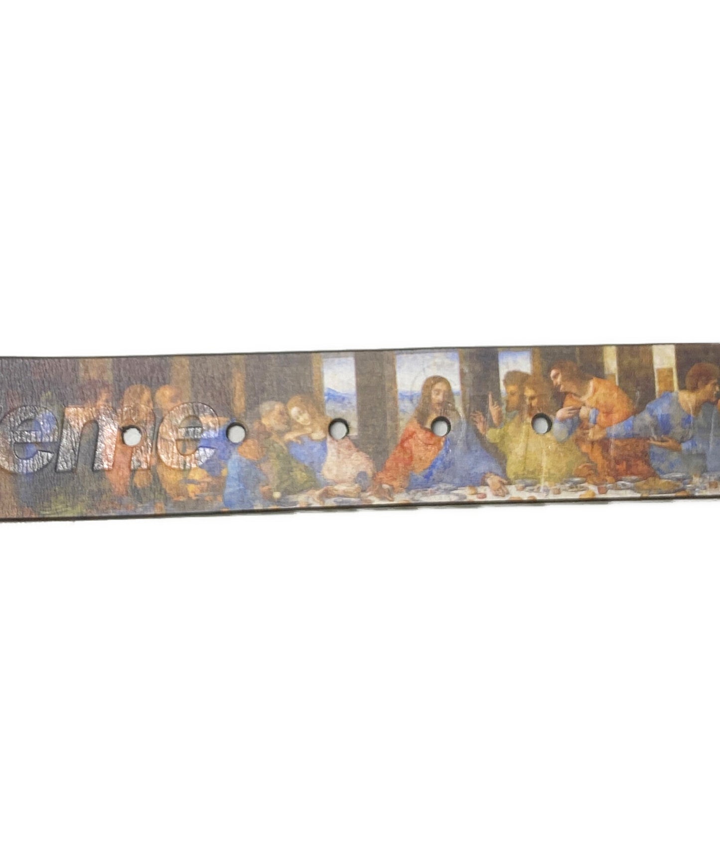 [Pre-owned] SUPREME Last Supper Leather Belt