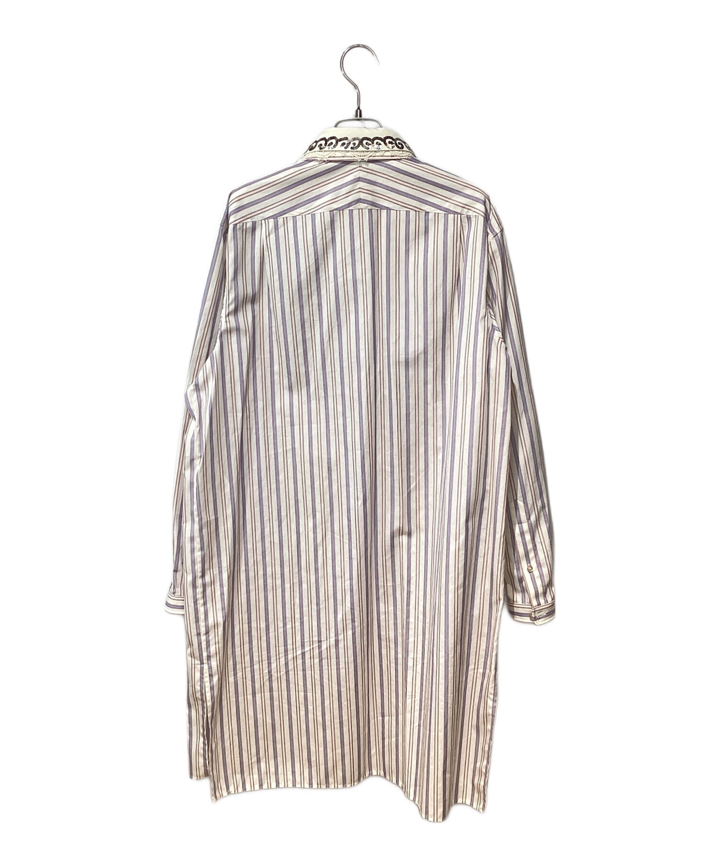 [Pre-owned] GUCCI Striped Shirt Dress 691499 ZAI77