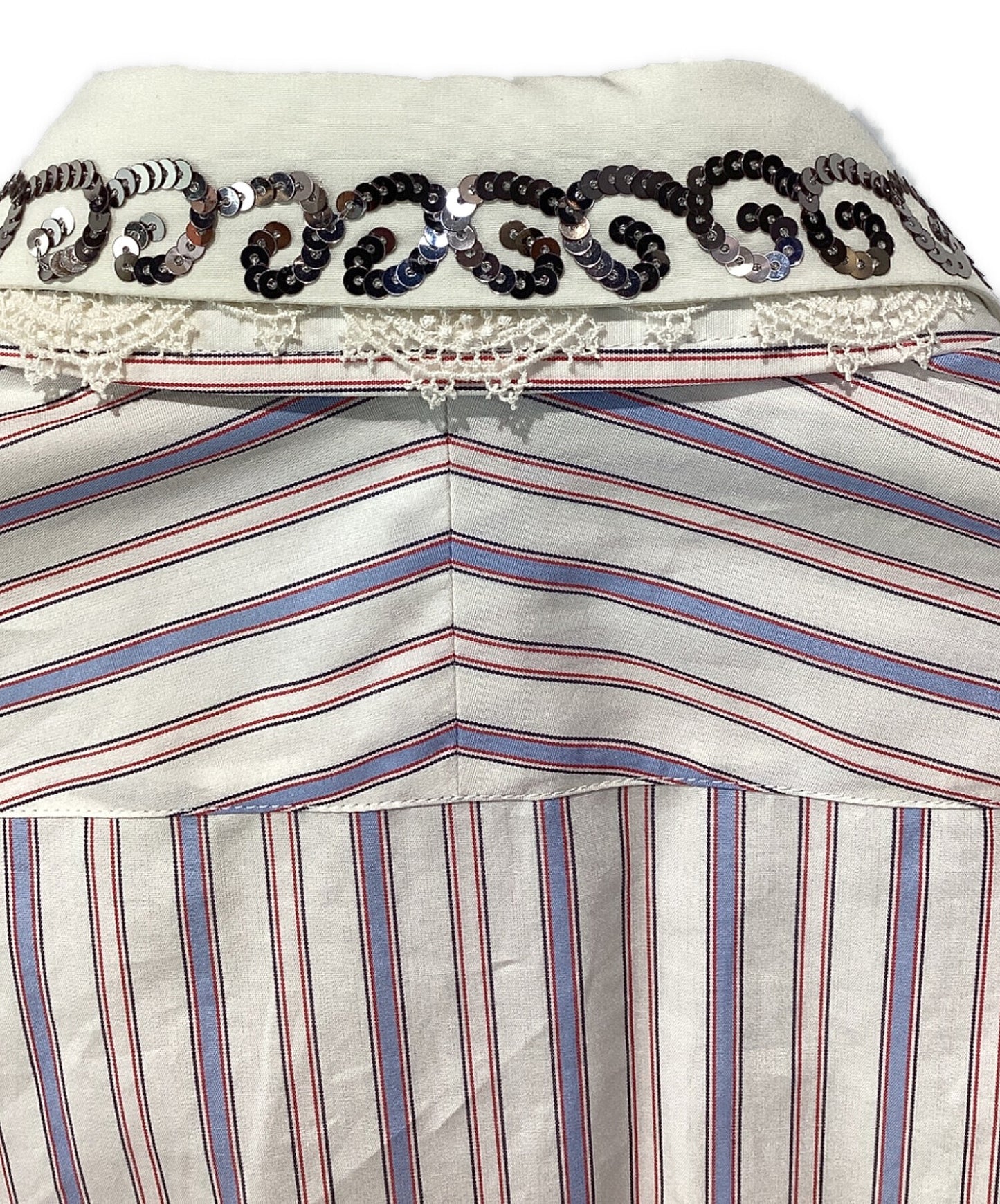 [Pre-owned] GUCCI Striped Shirt Dress 691499 ZAI77