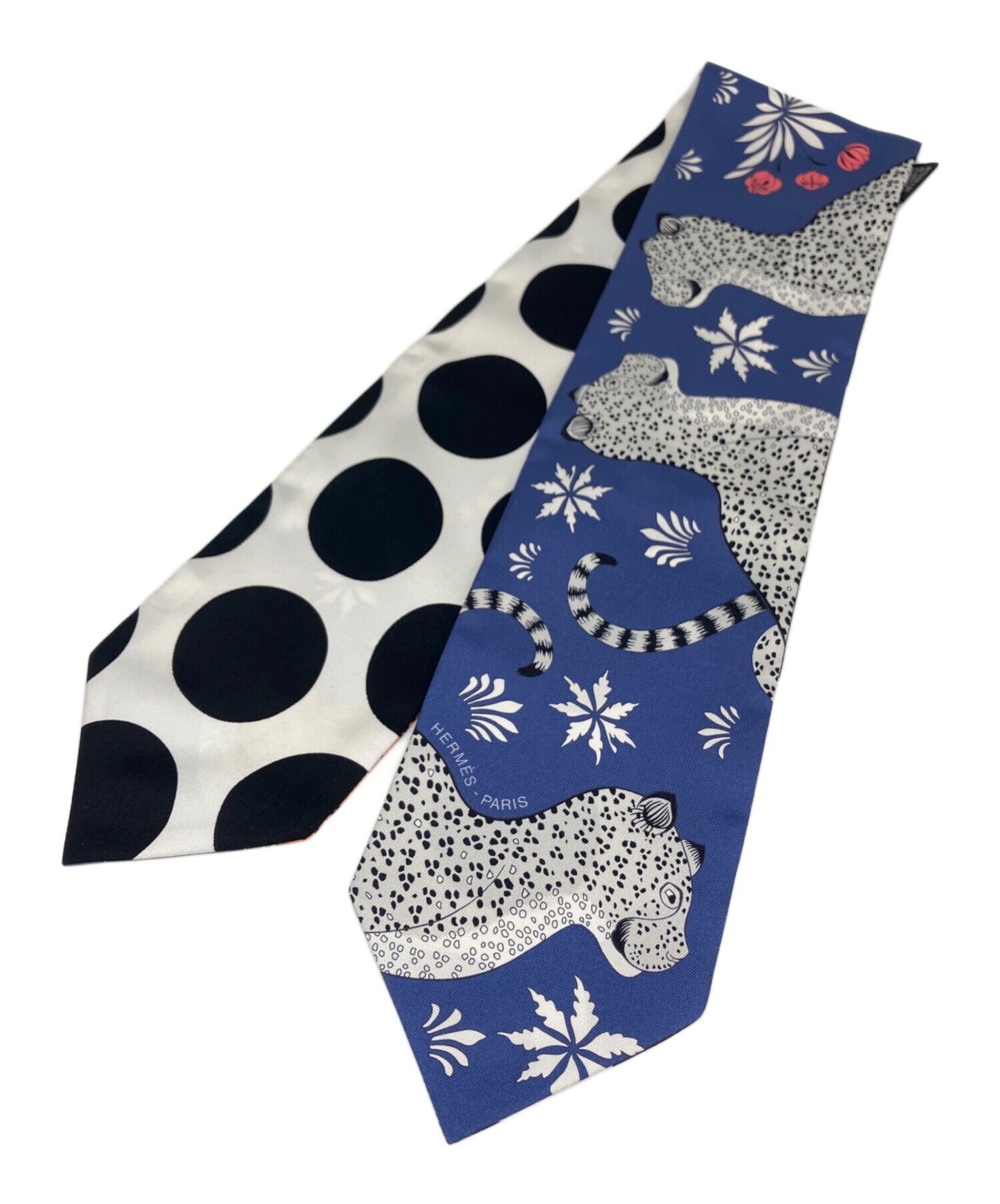 [Pre-owned] HERMES Maxi Twillie / Les Leopards Twill Up / Twill Up Leopard / Scarf / Accessories / Silk Scarf