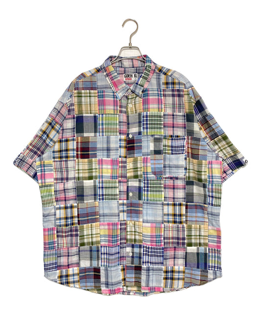 [Pre-owned] SUPREME Patchwork S/S Shirt ( Patchwork Short Sleeve Shirt )