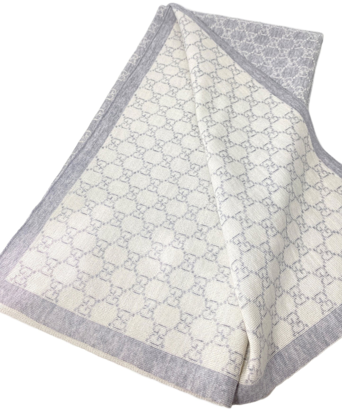 [Pre-owned] GUCCI GG Wool Stole 417865