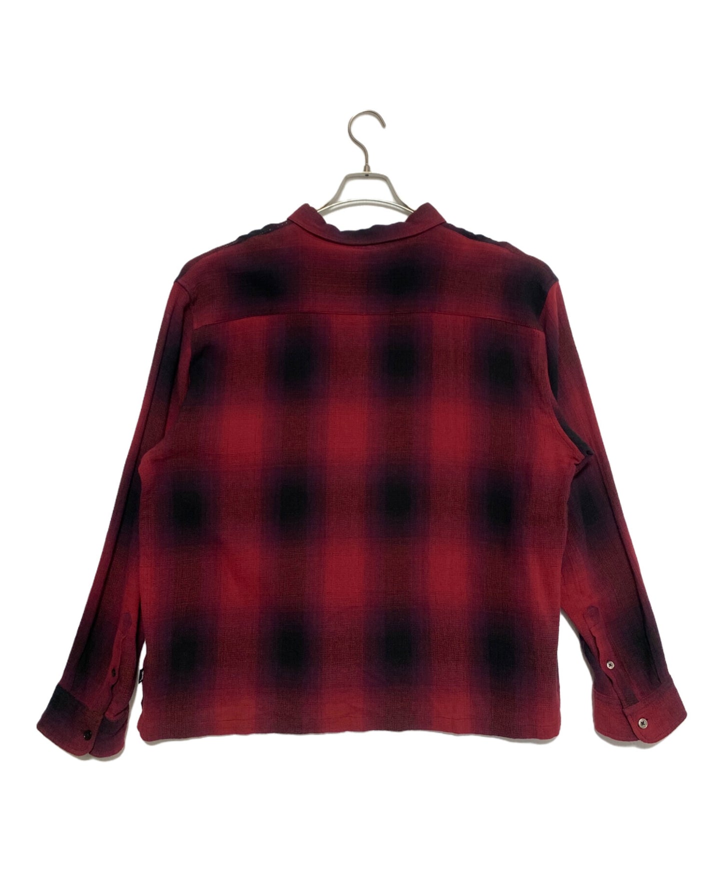 [Pre-owned] stussy LOOSE WEAVE PLAID SHIRT ( Loose Weave Check Shirt ) 1110360