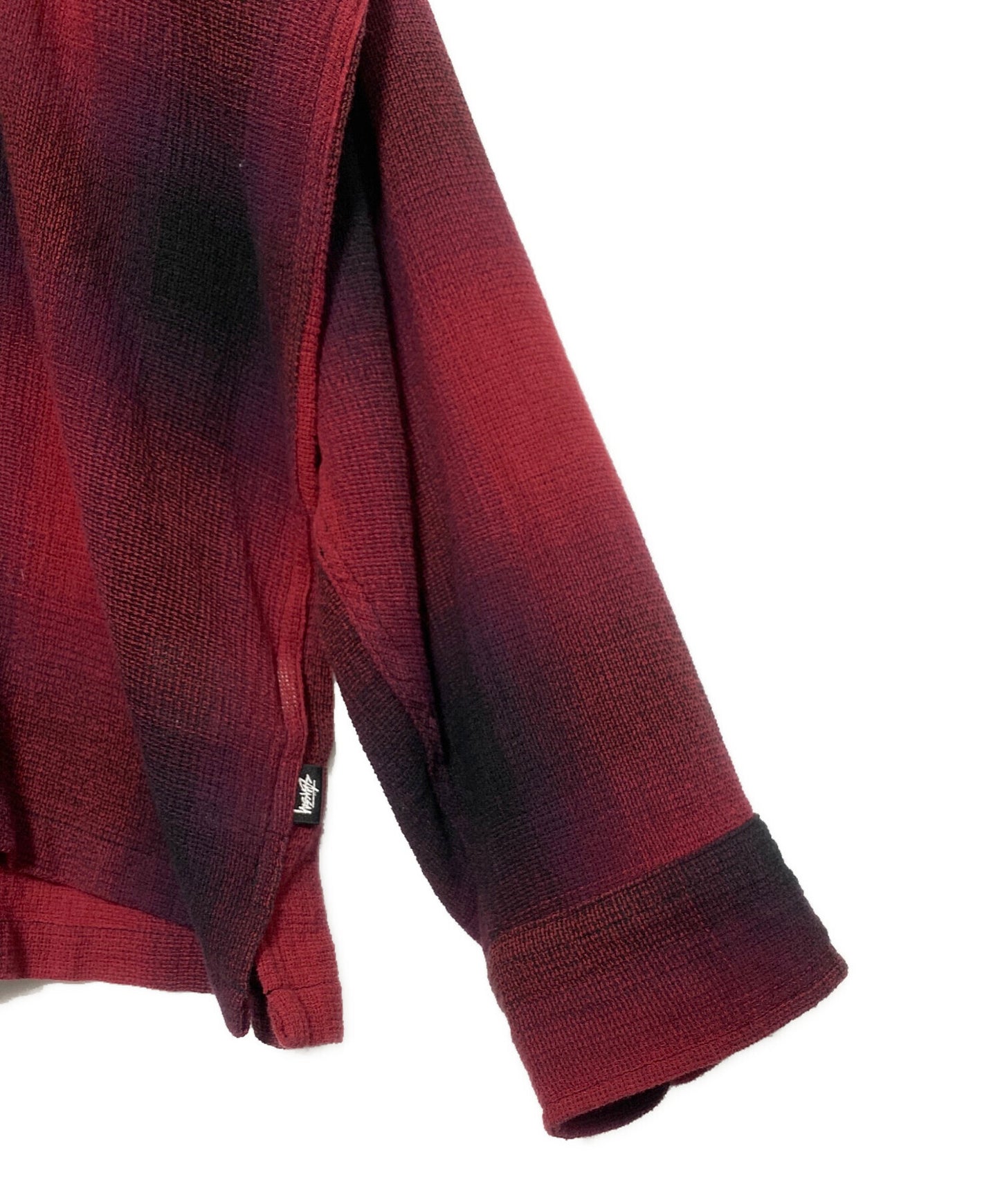 [Pre-owned] stussy LOOSE WEAVE PLAID SHIRT ( Loose Weave Check Shirt ) 1110360
