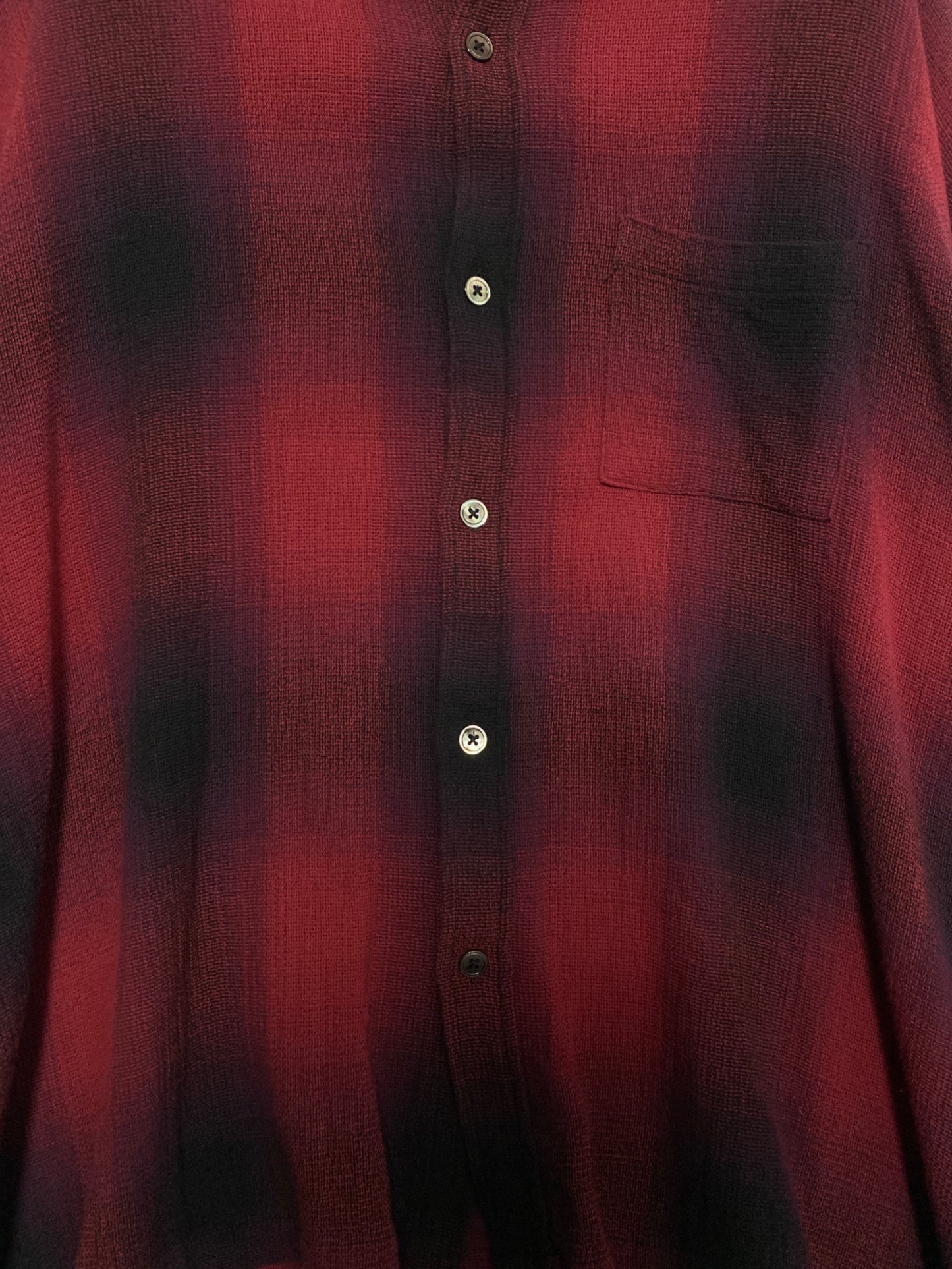 [Pre-owned] stussy LOOSE WEAVE PLAID SHIRT ( Loose Weave Check Shirt ) 1110360