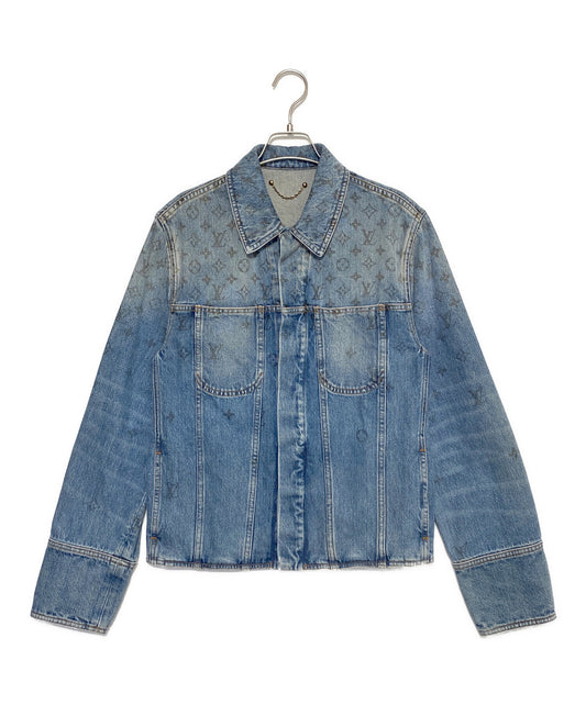 [Pre-owned] LOUIS VUITTON Monogram Denim Jacket RM202 YIE HJA71W
