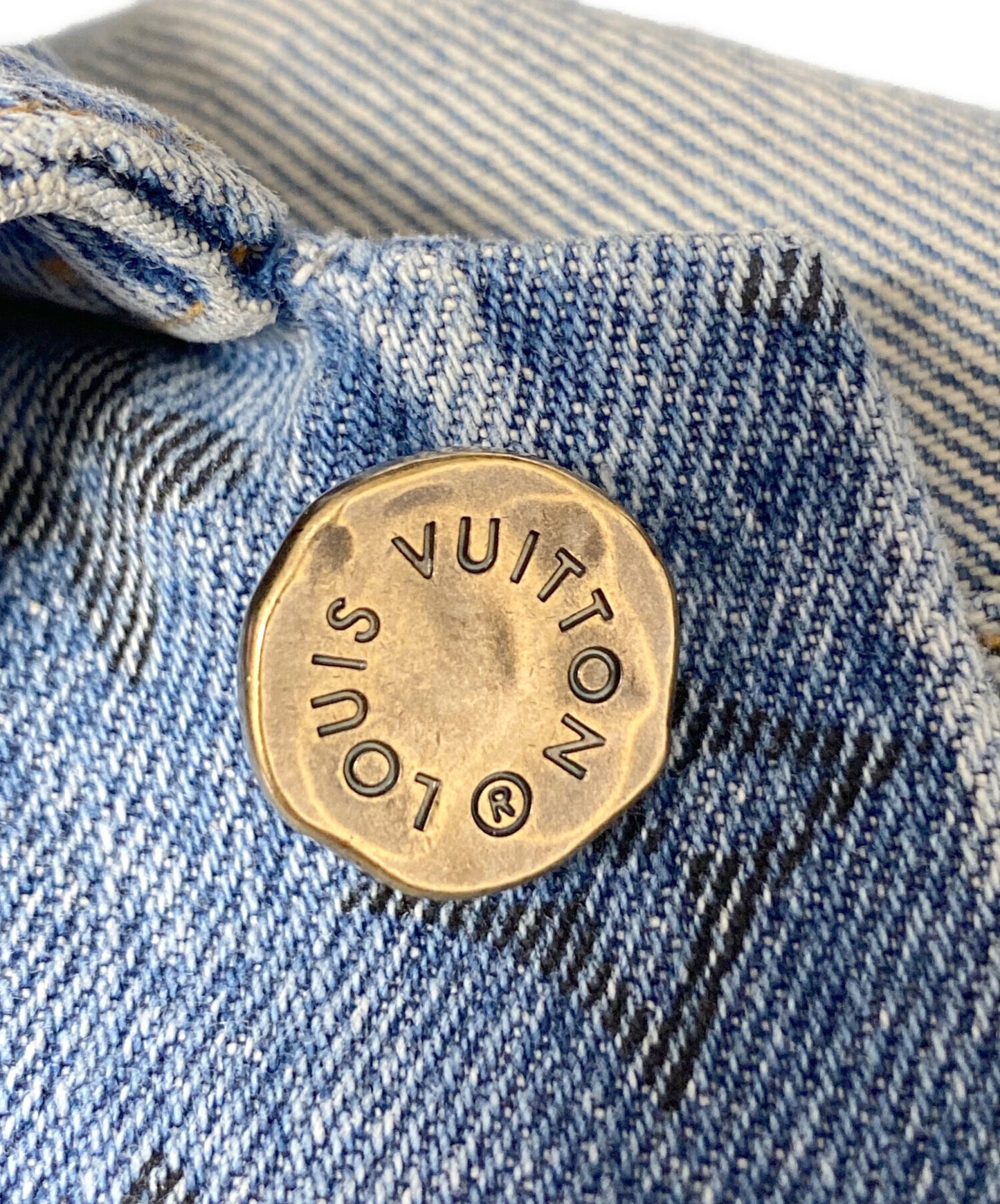 [Pre-owned] LOUIS VUITTON Monogram Denim Jacket RM202 YIE HJA71W