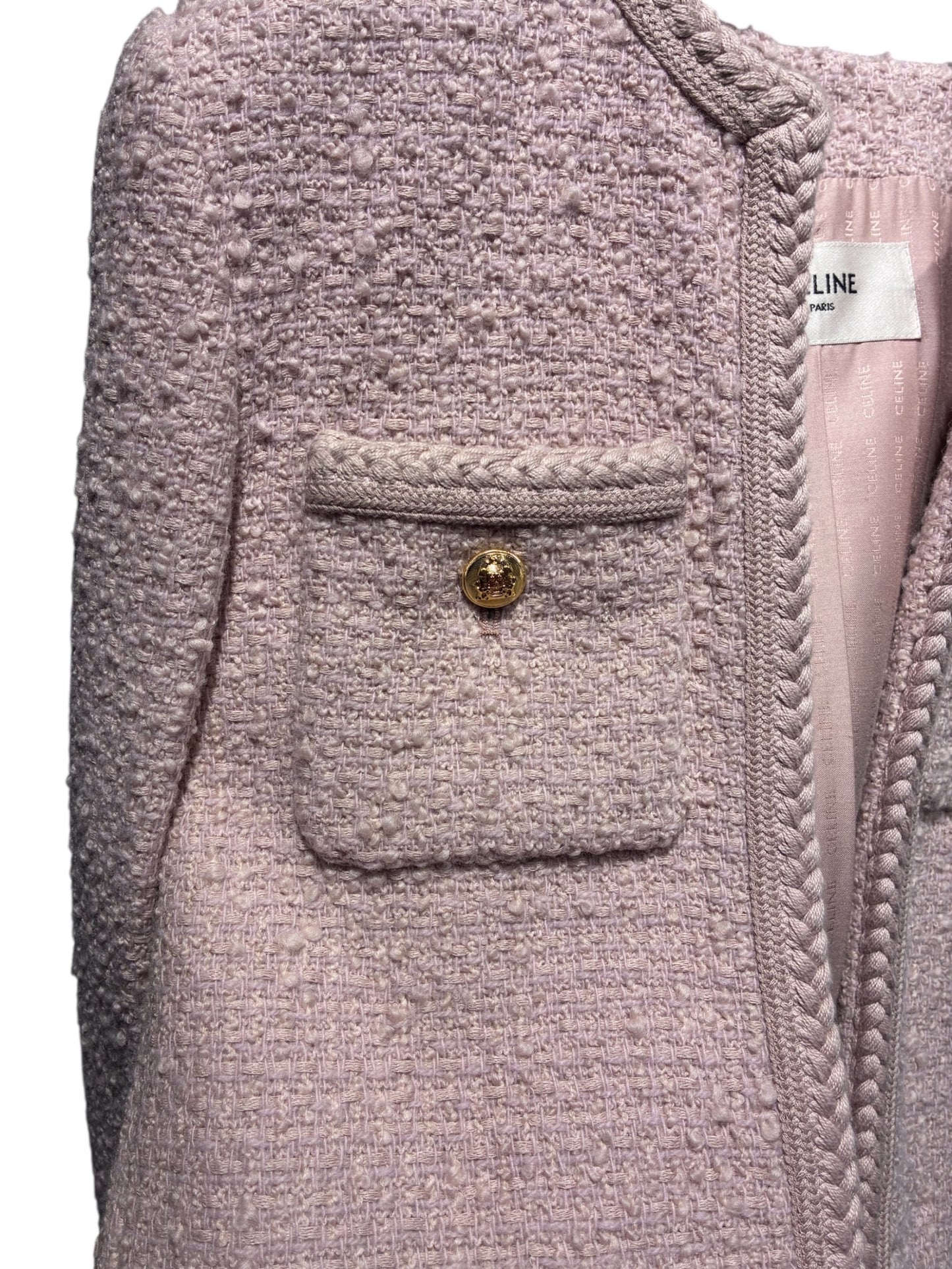 [Pre-owned] CELINE Tweed Jacket / Jacket / 2V18N764L 2V18N764L