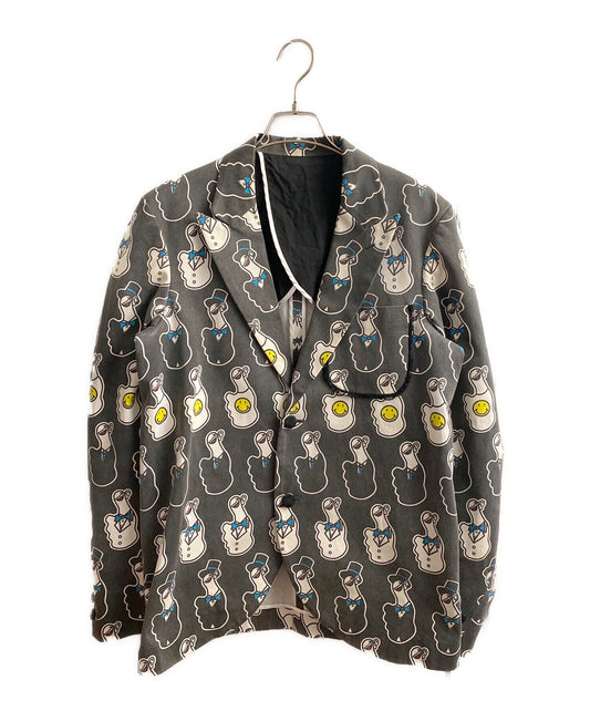 [Pre-owned] NUMBER (N)INE Tailored jacket with all-over pattern
