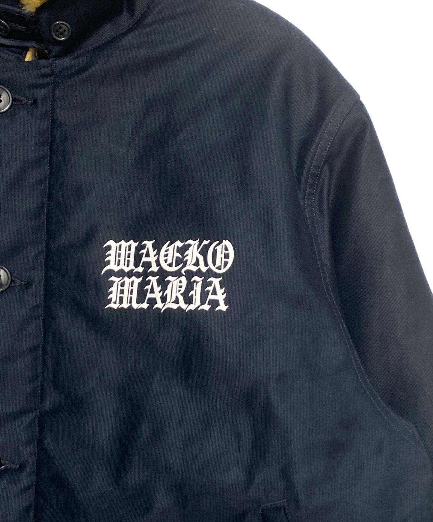[Pre-owned] WACKO MARIA LEOPARDFAUXFURN-1DECK JACKET (leopard fur N-1 deck jacket)