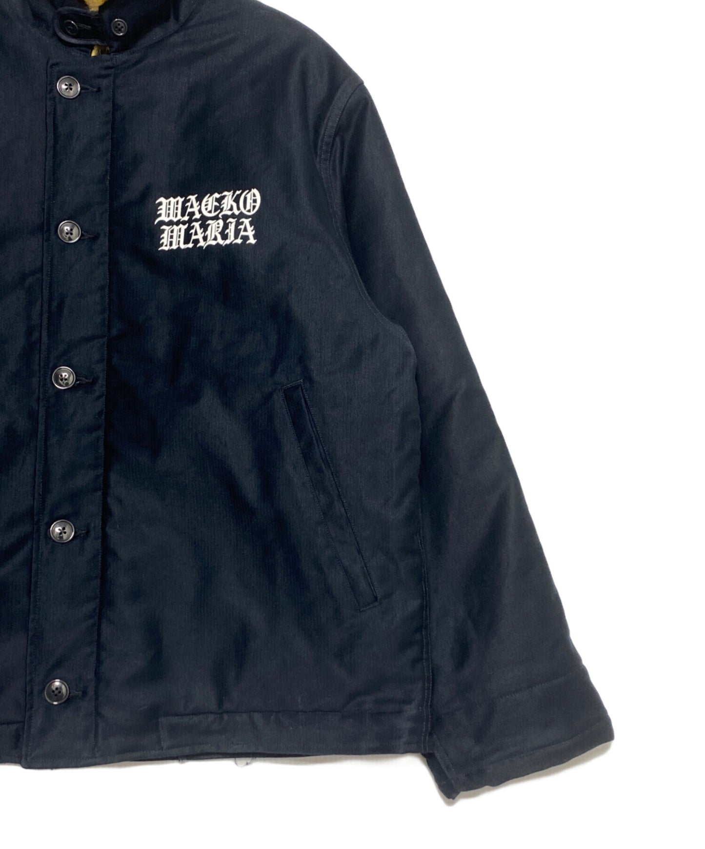 [Pre-owned] WACKO MARIA LEOPARDFAUXFURN-1DECK JACKET (leopard fur N-1 deck jacket)