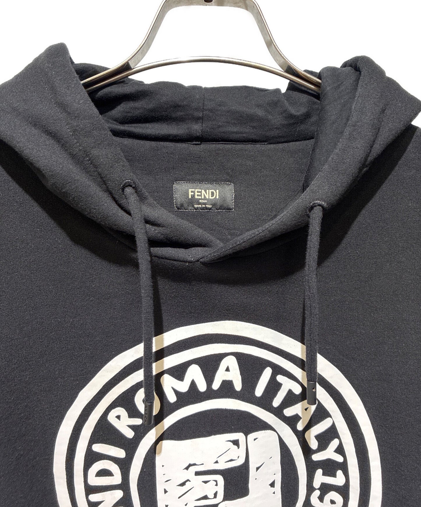 [Pre-owned] FENDI Fendi Joshua Vidas FF Logo Pullover Hoodie Hoodie FY0212 ACNJ