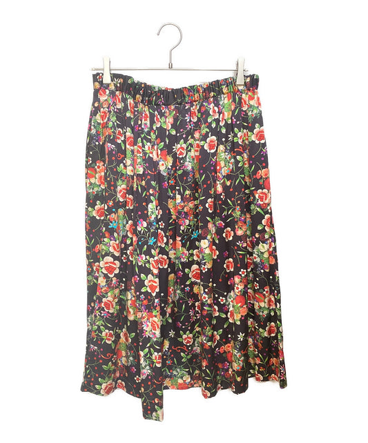 [Pre-owned] COMME des GARCONS COMME des GARCONS Silk Flower Waist Drawstring Skirt RG-S004/AD2020
