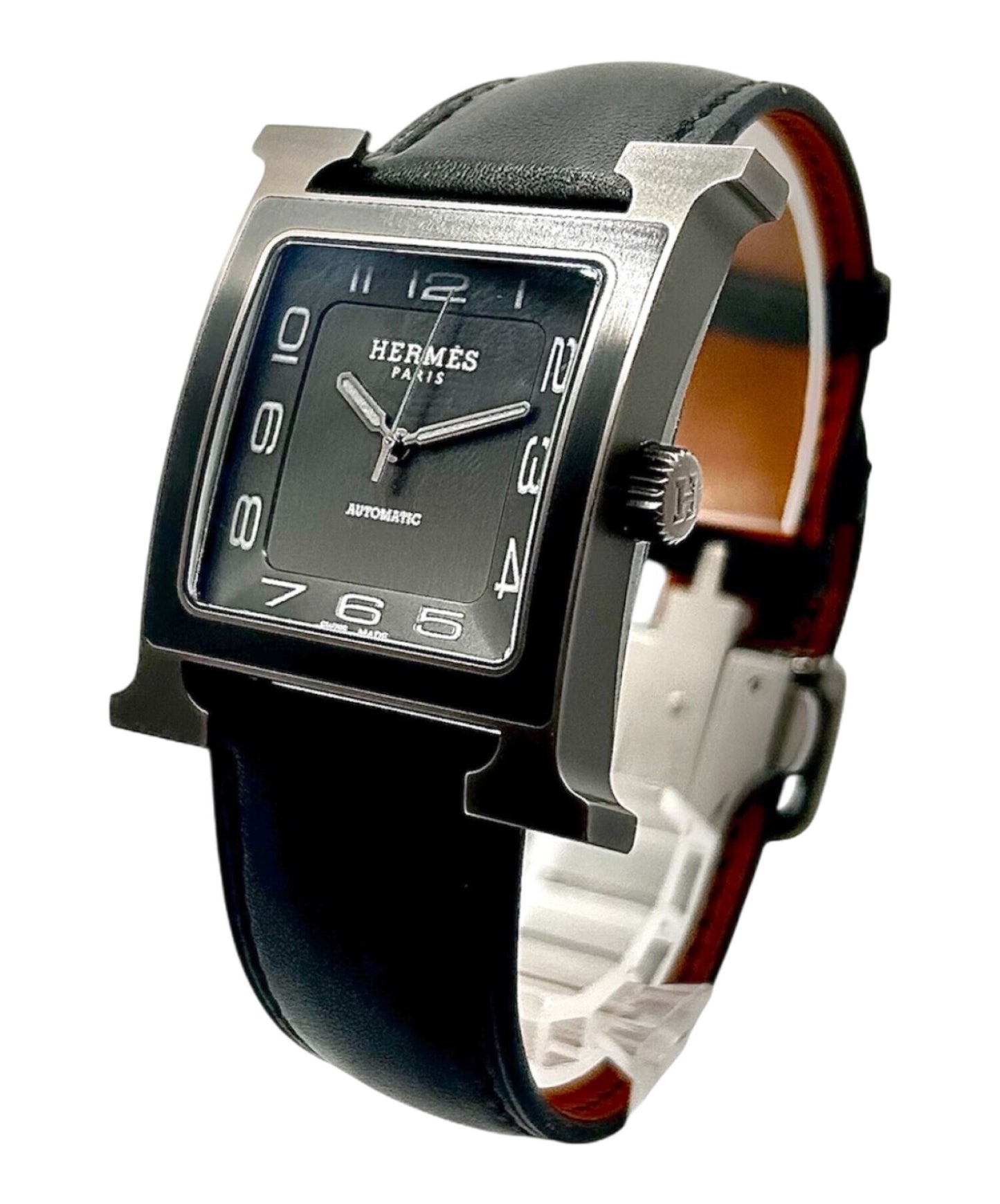 [Pre-owned] HERMES H Watch 34mm Ref.HH5.841/See-through back/watch HH5.841