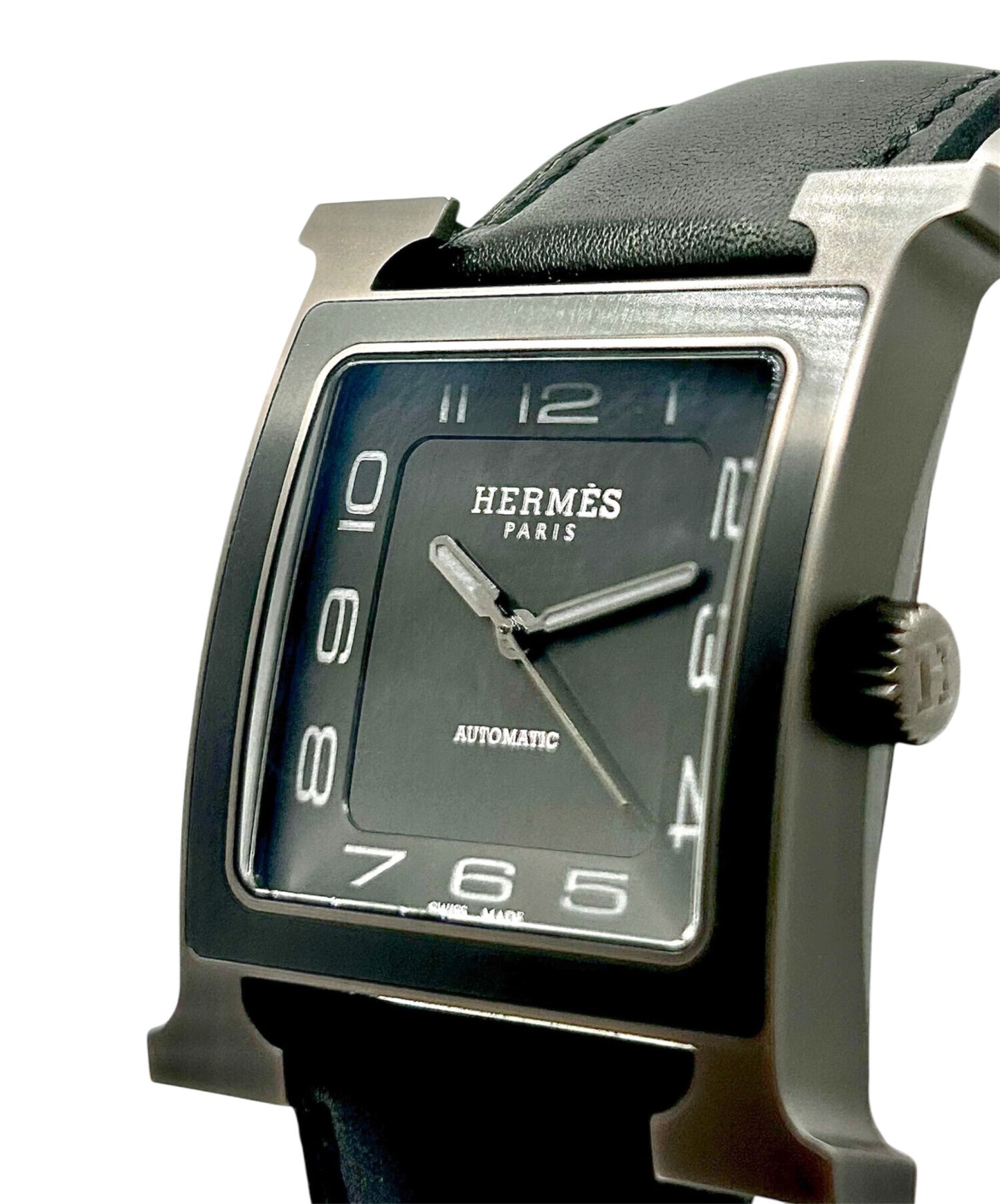 [Pre-owned] HERMES H Watch 34mm Ref.HH5.841/See-through back/watch HH5.841
