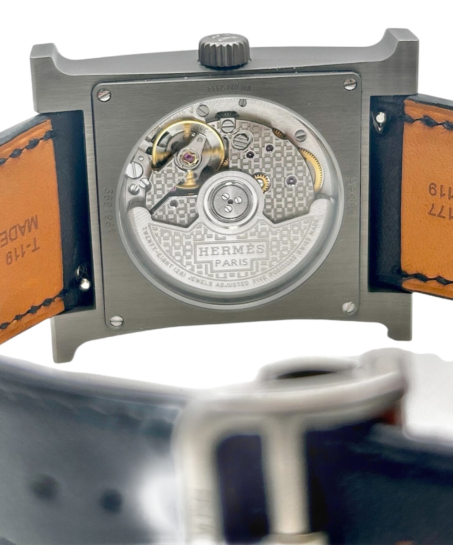 [Pre-owned] HERMES H Watch 34mm Ref.HH5.841/See-through back/watch HH5.841
