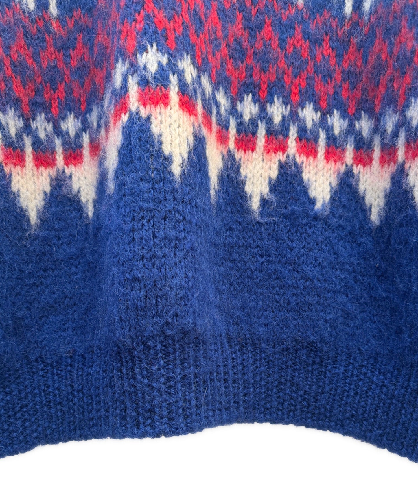 [Pre-owned] CELINE Fair Isle Boxy Logo Knit/Long Sleeve Knit 2AA80628S