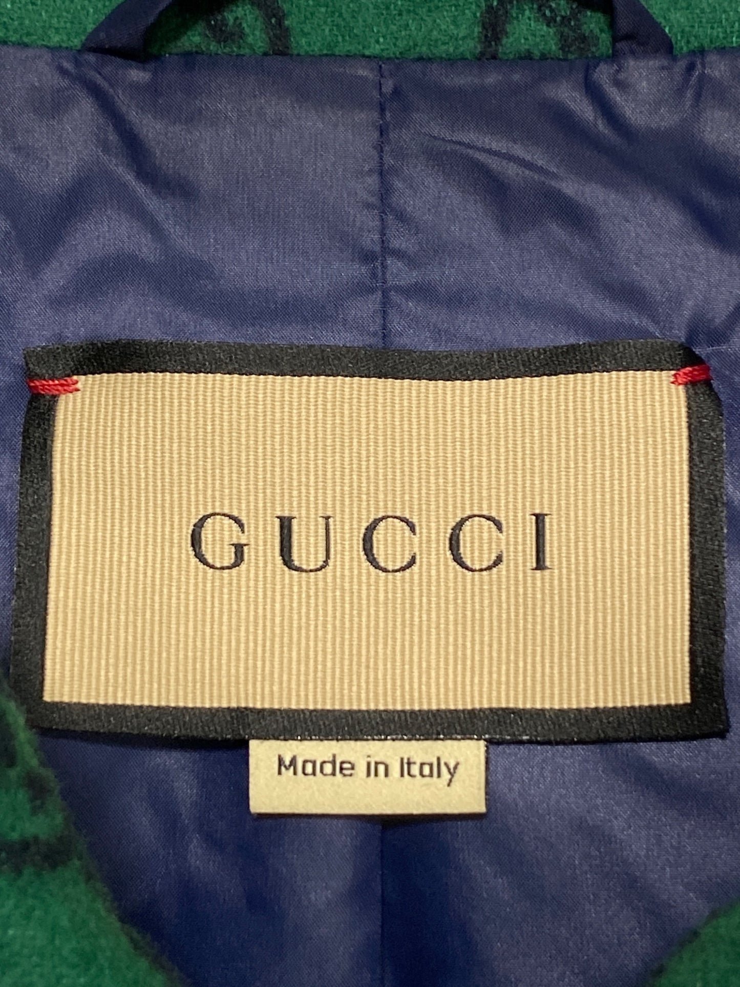 [Pre-owned] GUCCI GG Wool flannel over jacket 770330 ZAPDC