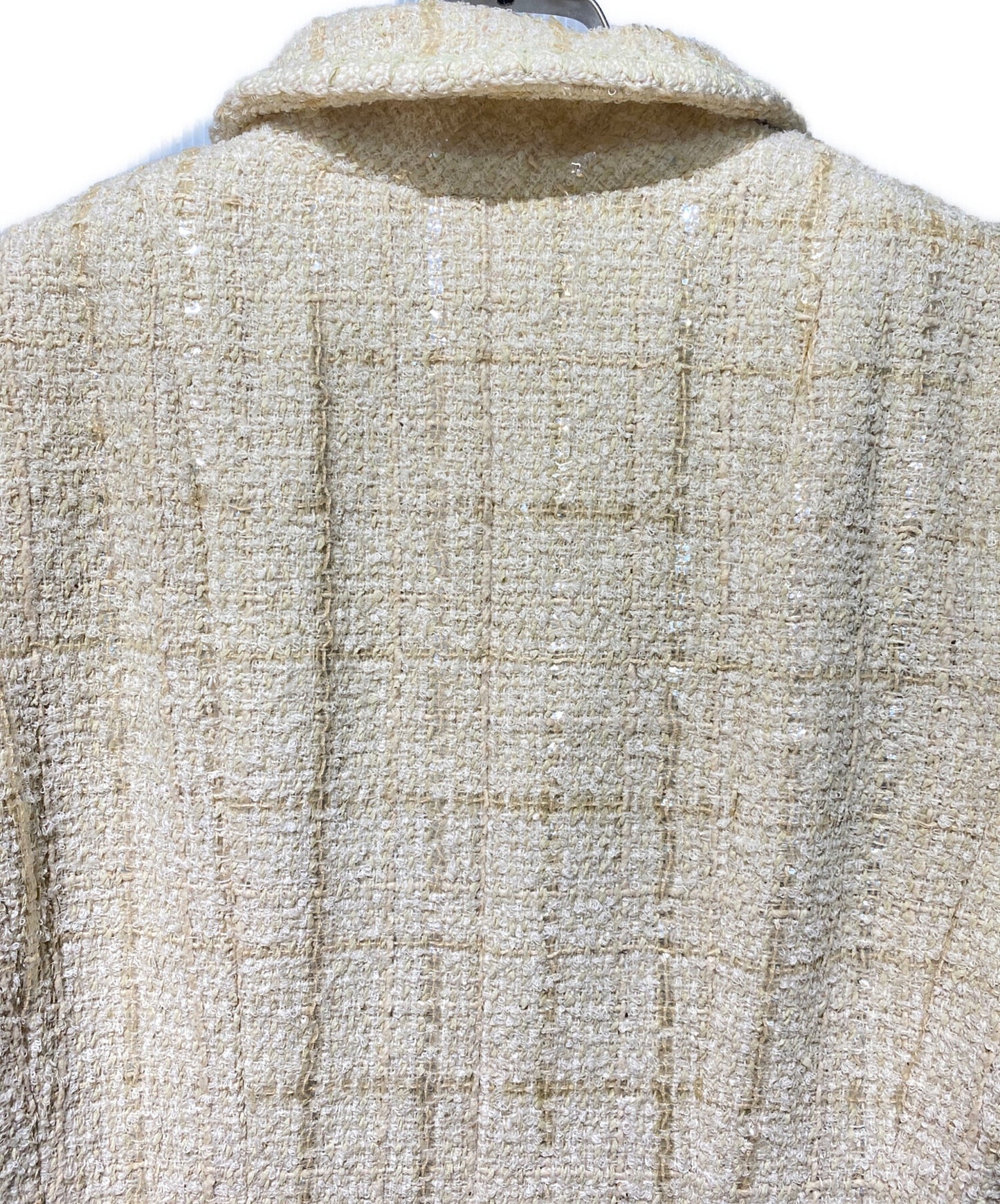 [Pre-owned] CHANEL Sequined Tweed Jacket P18677V10546