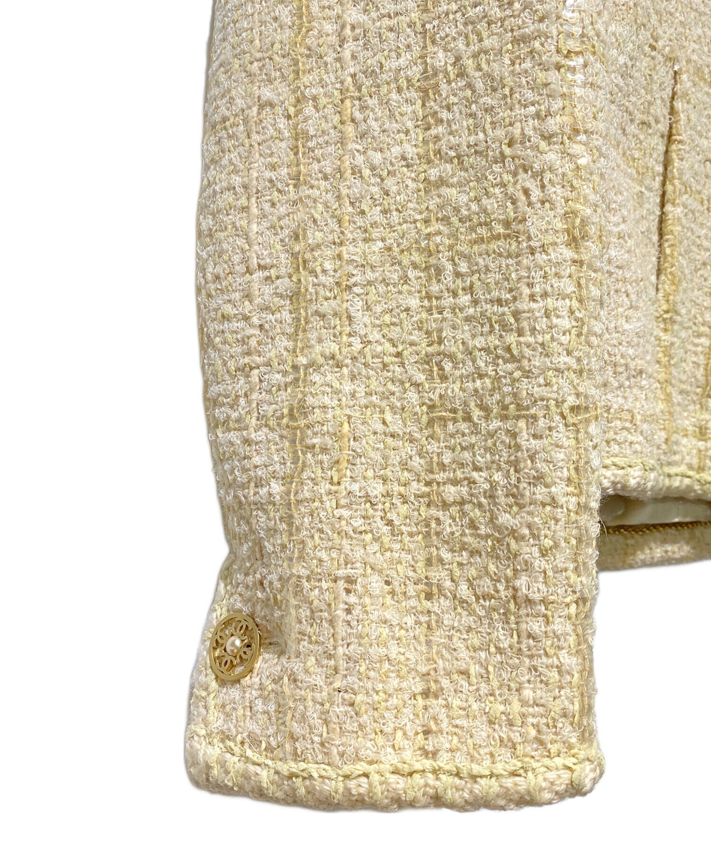 [Pre-owned] CHANEL Sequined Tweed Jacket P18677V10546