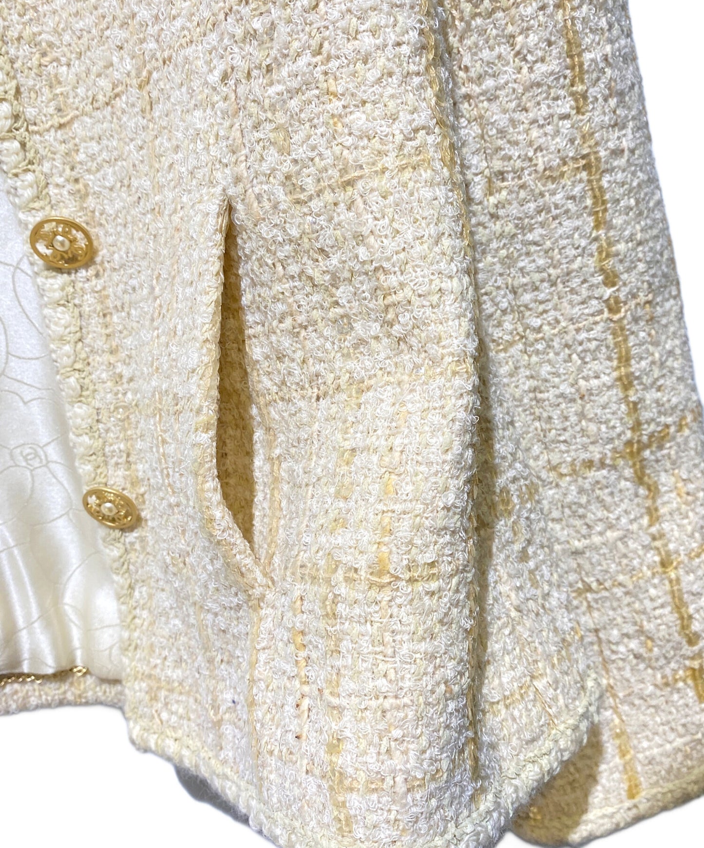 [Pre-owned] CHANEL Sequined Tweed Jacket P18677V10546