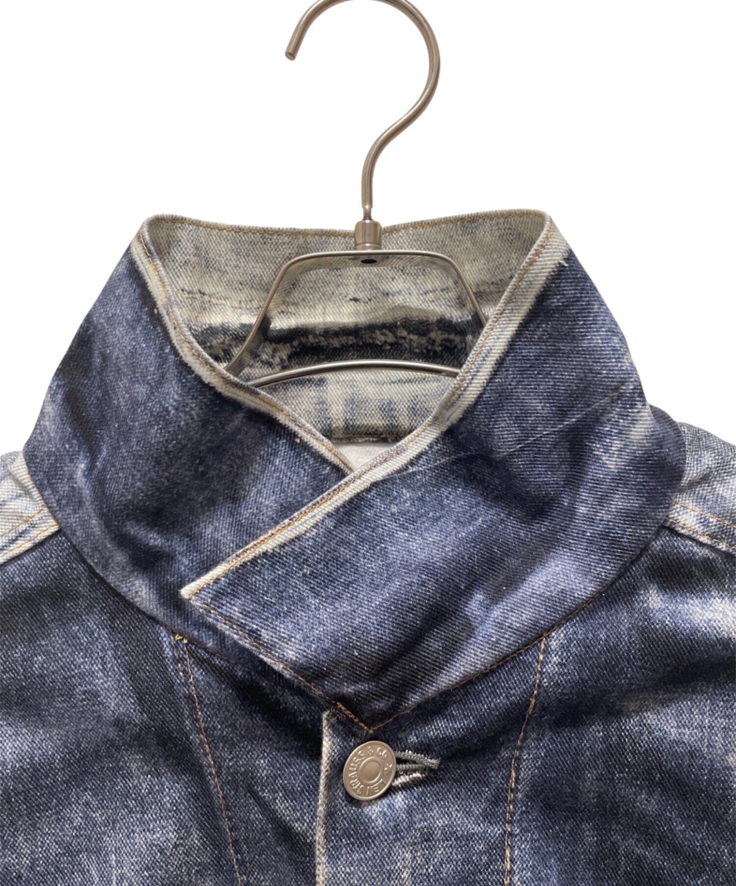 [Pre-owned] eYe COMME des GARCONS JUNYAWATANABE MAN Cotton twill ink jet printed denim jacket WO-J911