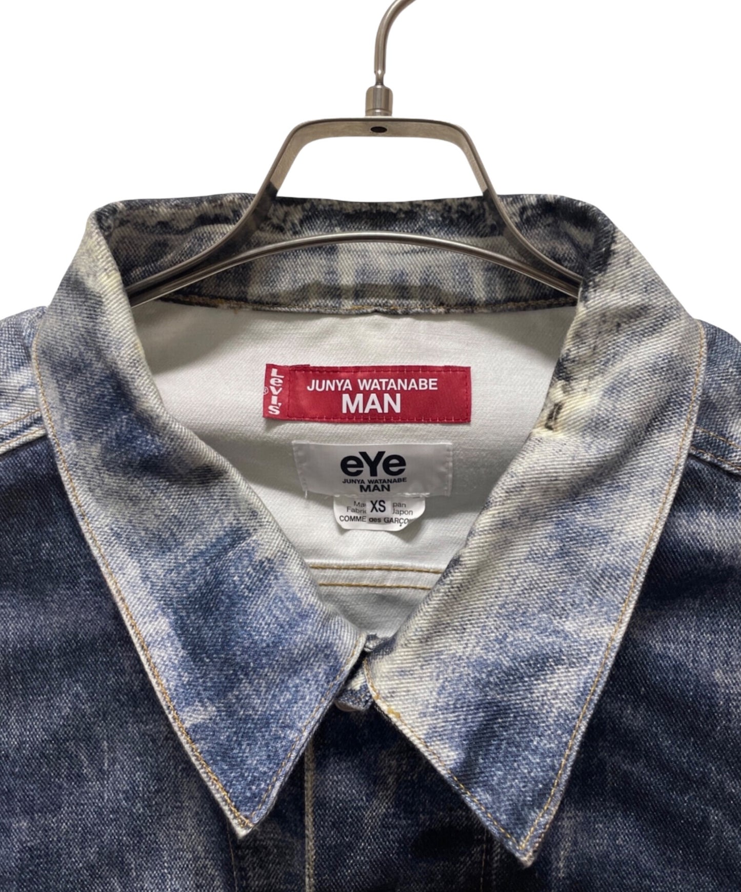[Pre-owned] eYe COMME des GARCONS JUNYAWATANABE MAN Cotton twill ink jet printed denim jacket WO-J911
