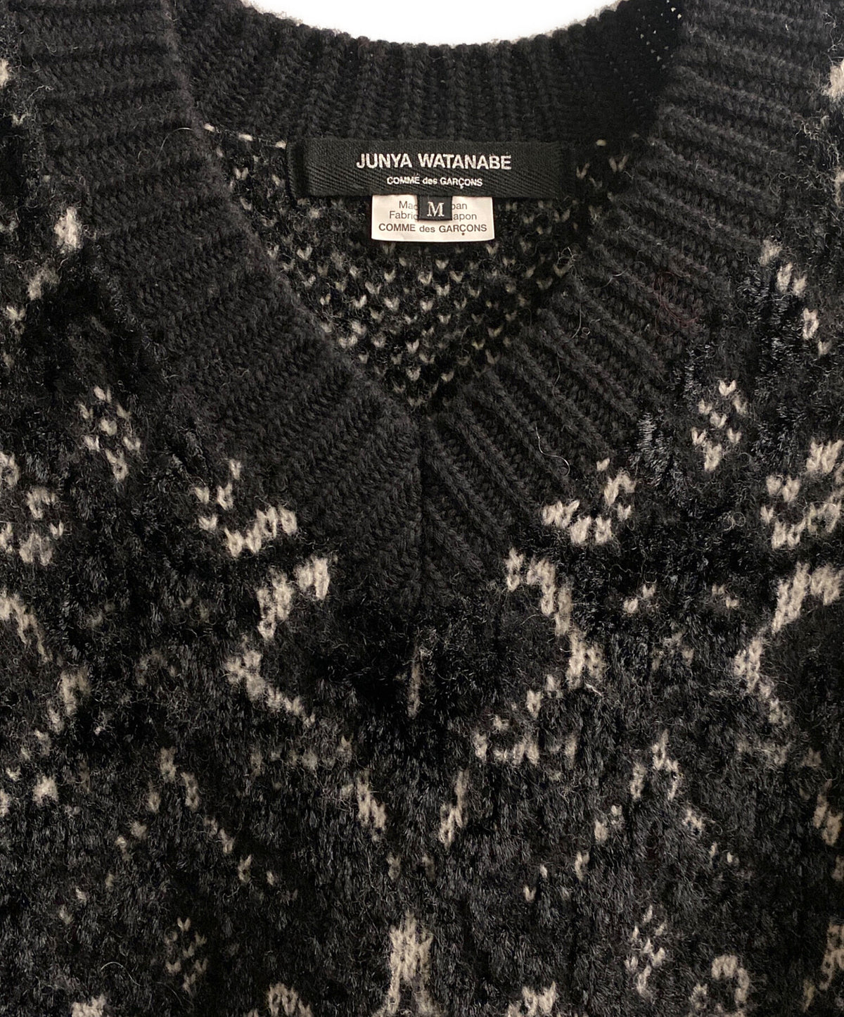 [Pre-owned] JUNYA WATANABE COMME des GARCONS 18AW V-neck knit JB-N014/AD2018