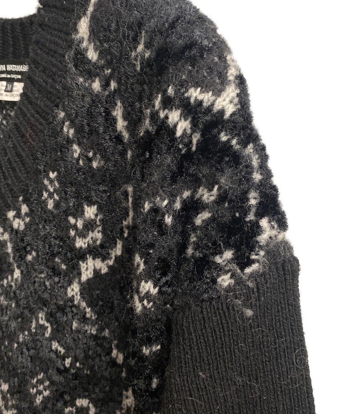 [Pre-owned] JUNYA WATANABE COMME des GARCONS 18AW V-neck knit JB-N014/AD2018