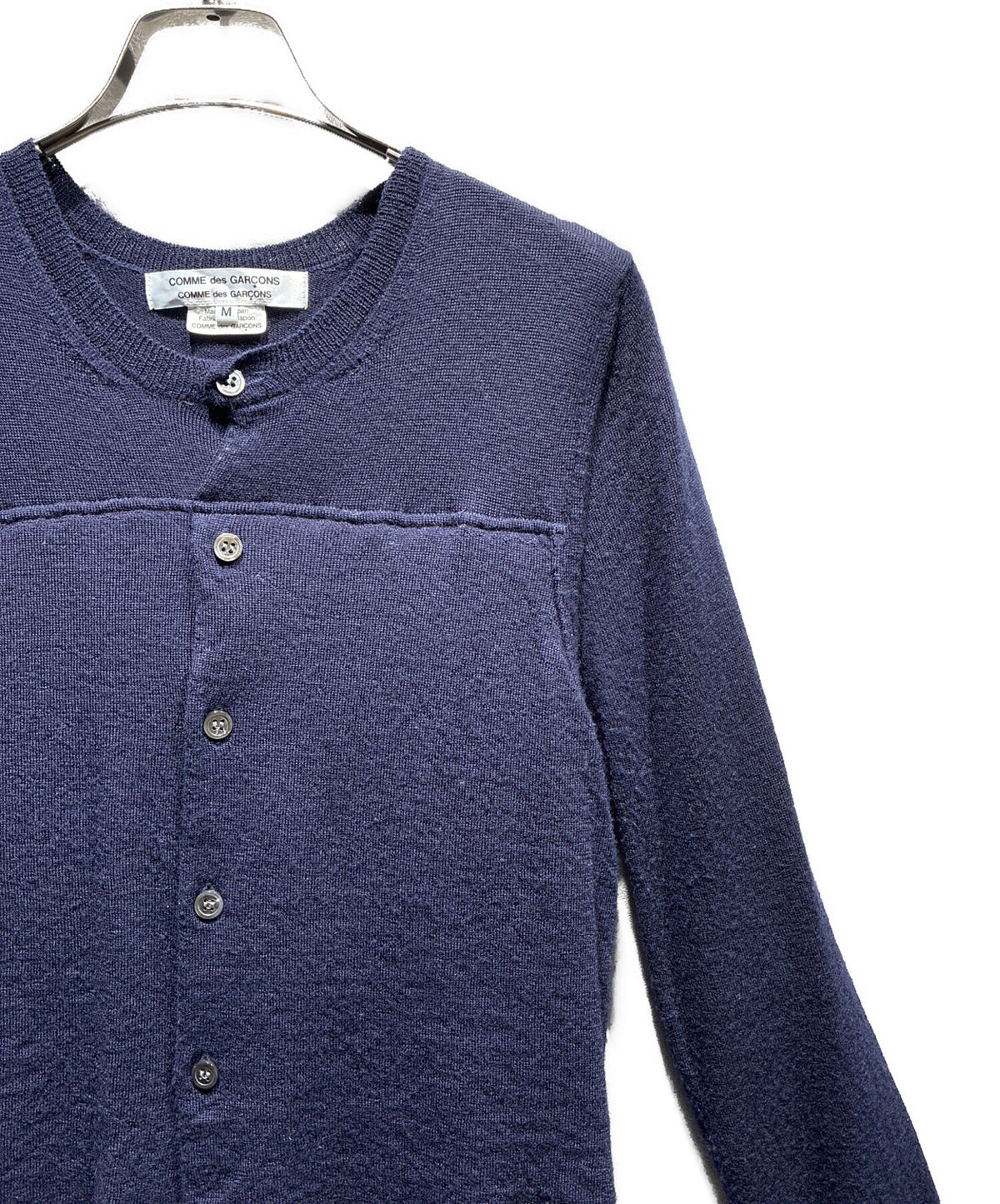 [Pre-owned] COMME des GARCONS COMME des GARCONS Cardigan-Style Docking Dress / Long-Sleeve Dress / Pleated Dress / RT-O024 RT-O024